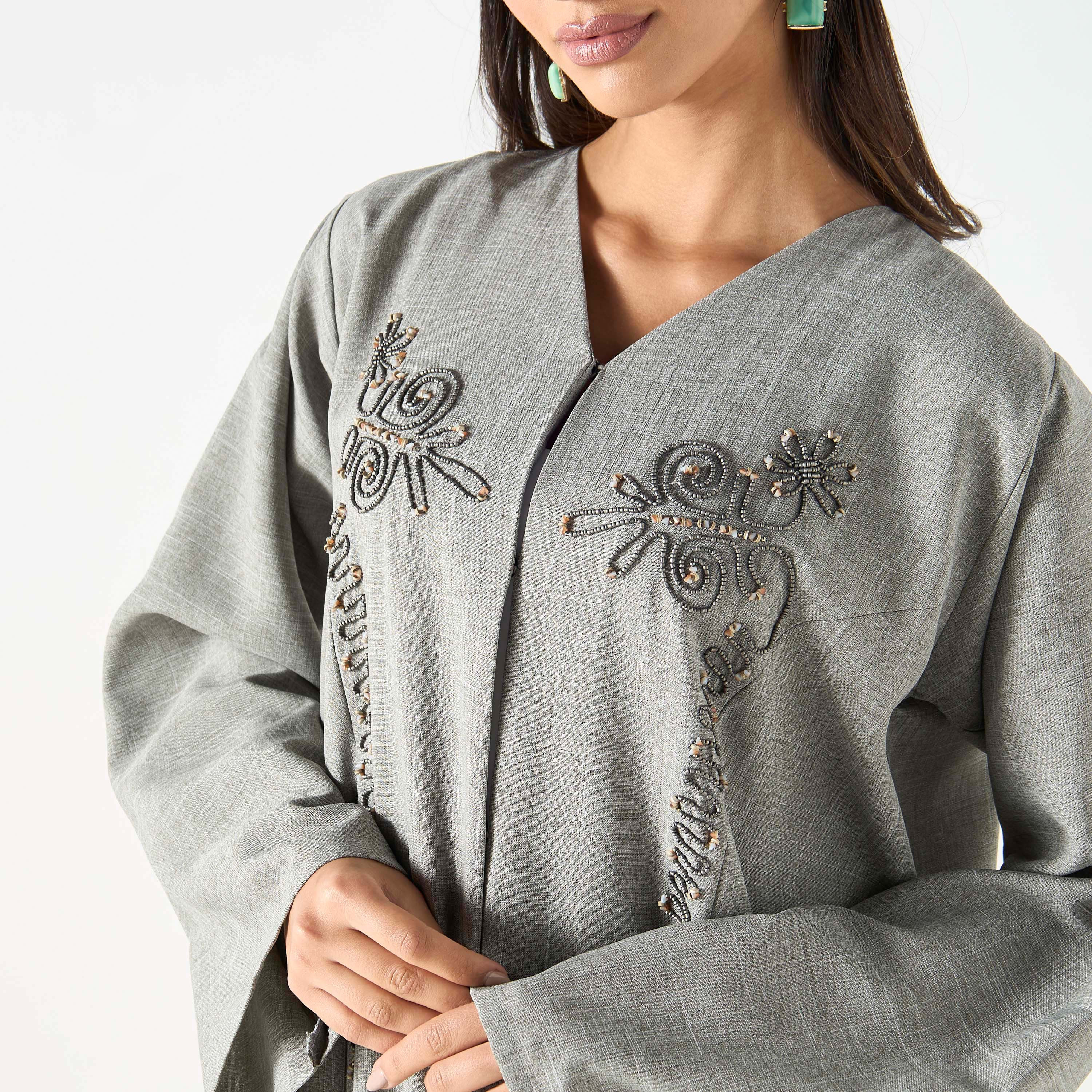Embellished Abaya with Hijab-women-arabicclothing-abayas-image-3