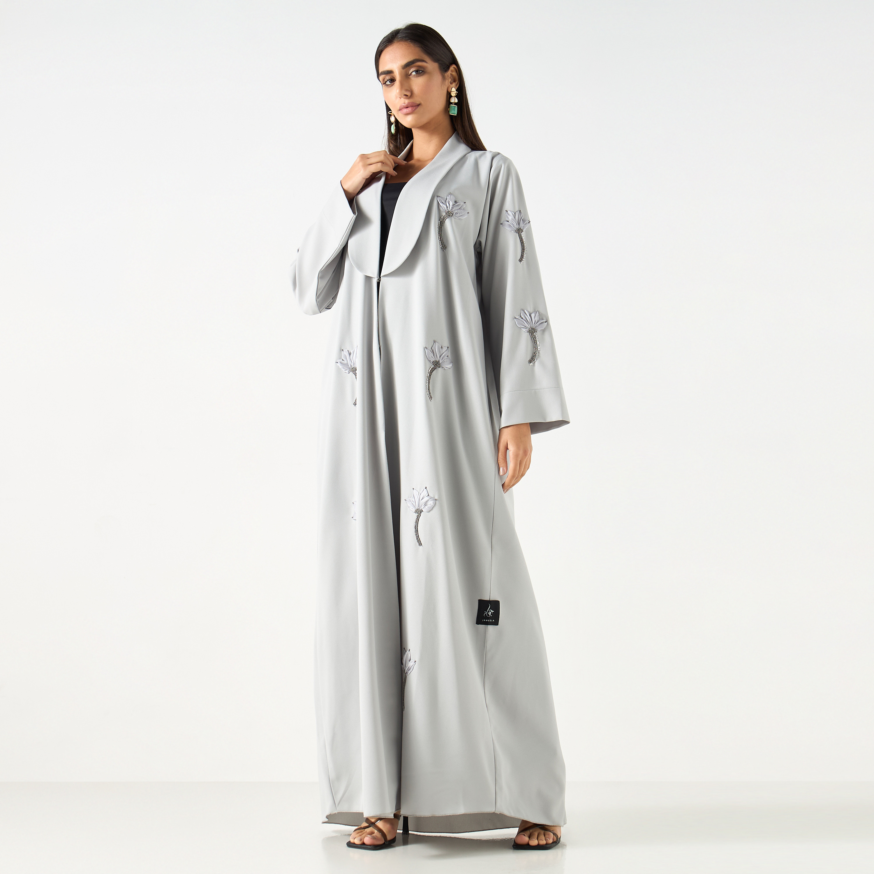 Embellished Abaya with Hijab-women-arabicclothing-abayas-image-1