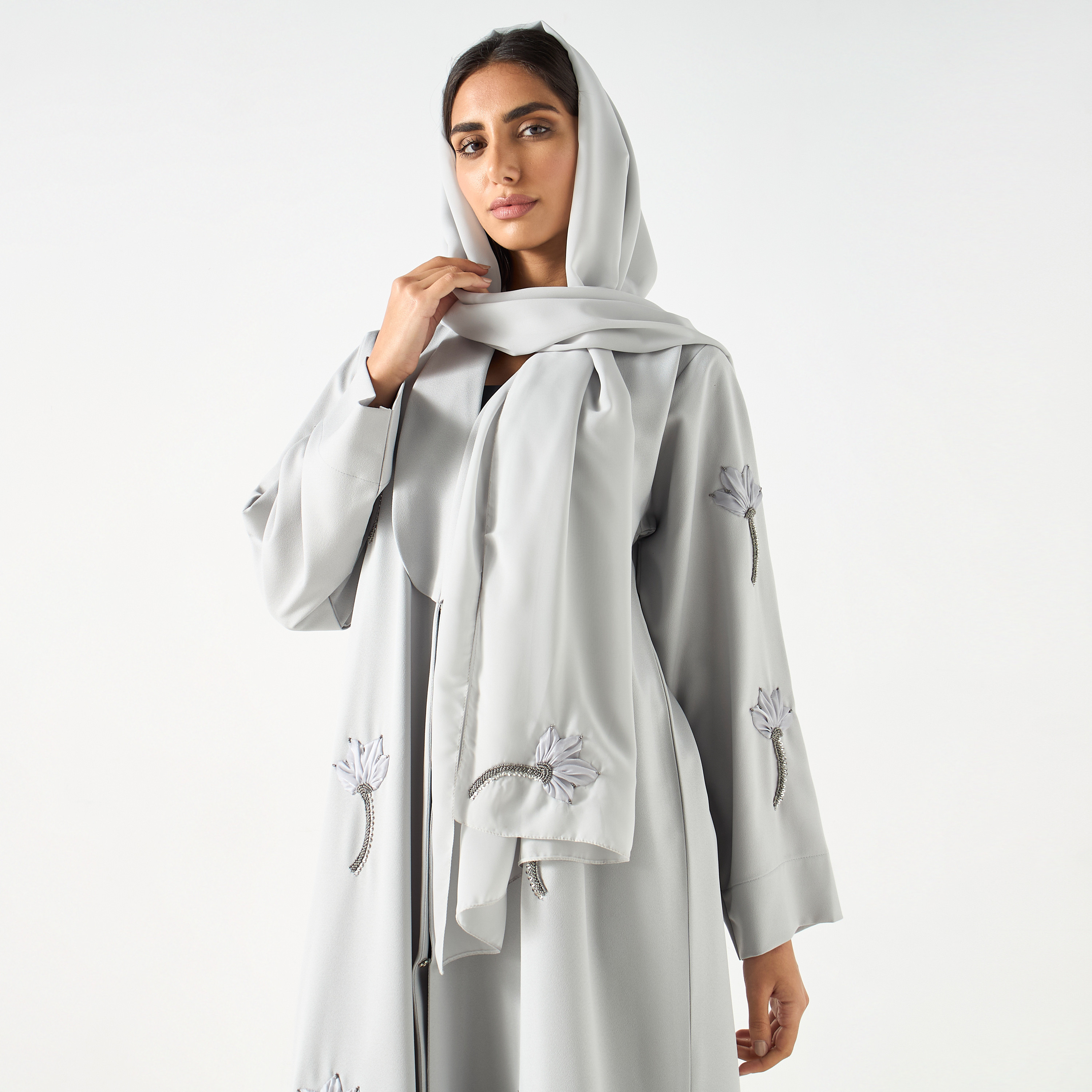Embellished Abaya with Hijab-women-arabicclothing-abayas-image-2