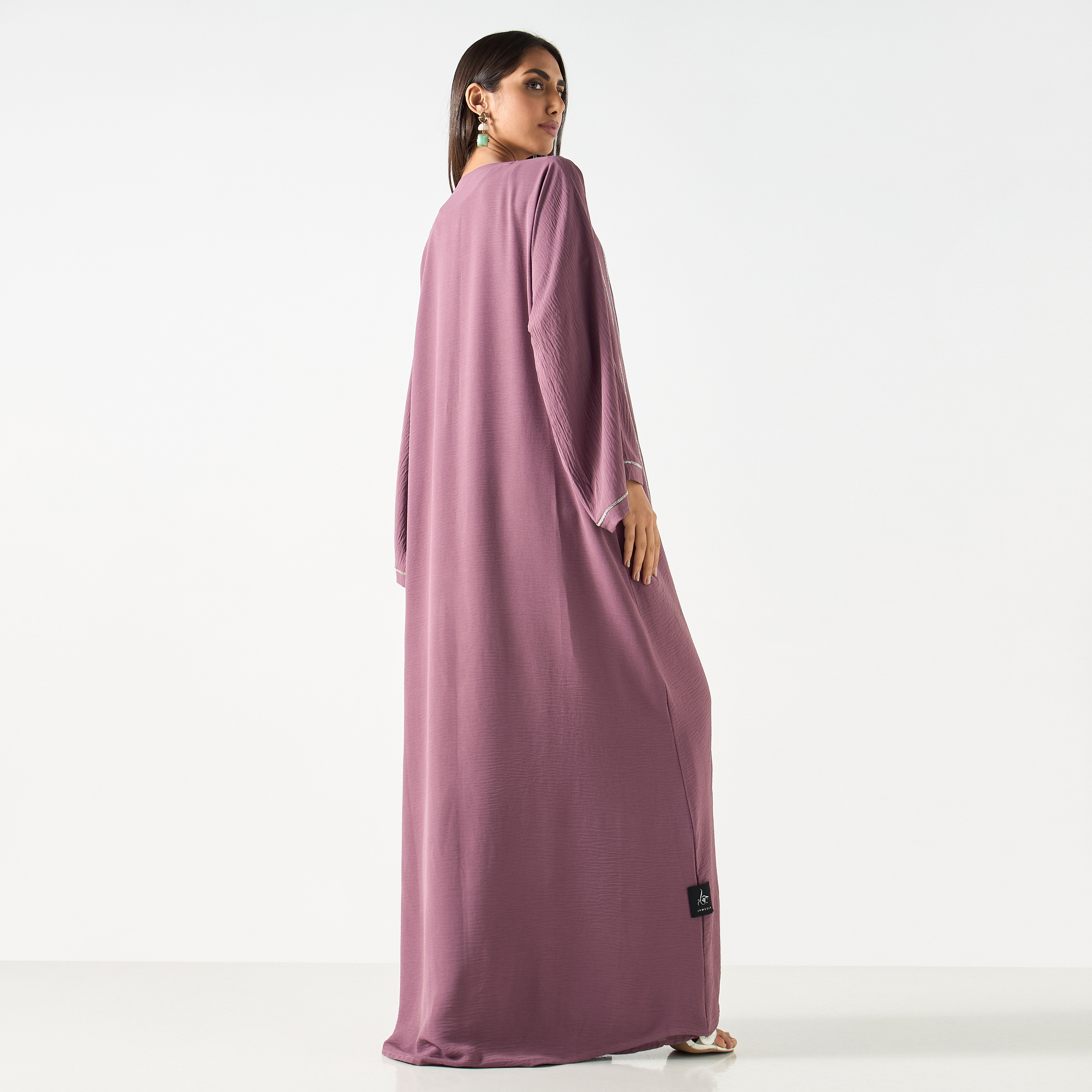 Embellished Abaya with Hijab and Belt-women-arabicclothing-abayas-image-5