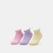 Dash Textured Crew Length Sports Socks - Set of 3-Girl%27s Socks & Tights-thumbnailMobile-0