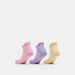 Dash Textured Crew Length Sports Socks - Set of 3-Girl%27s Socks & Tights-thumbnailMobile-2