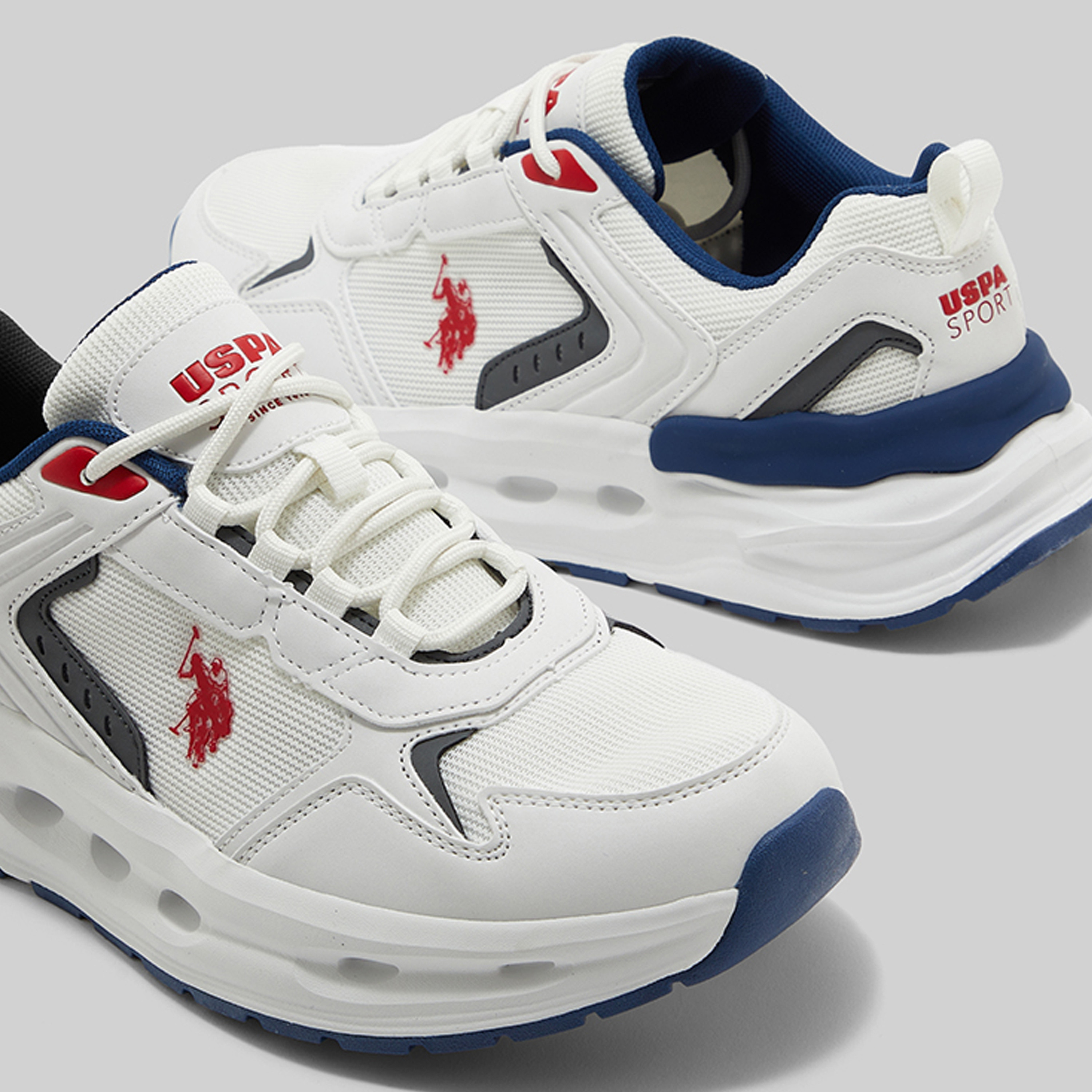 U.S. Polo Assn Mens Lace-Up JACKY GLB 4FX M Low Ankle Sneakers-men-shoes-sneakers-image-2