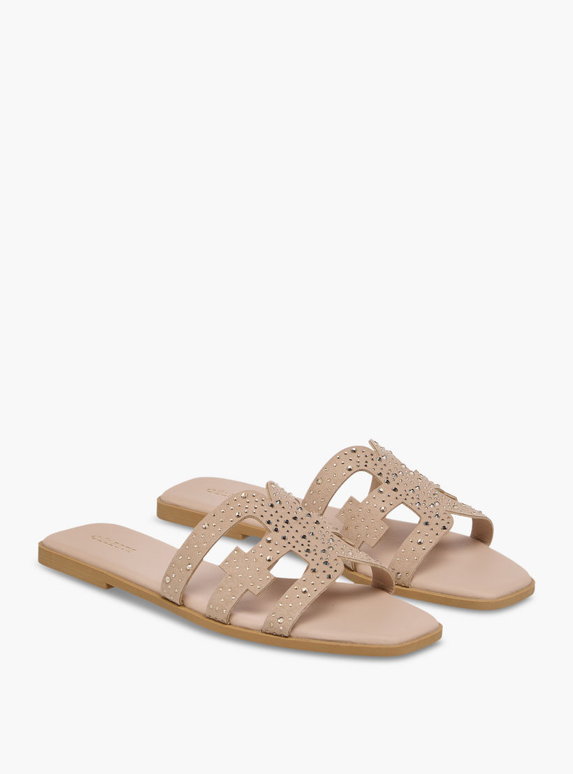 صندل مسطح مزين وسهل الارتداء للنساء من سيليست-women-shoes-flats-sandals-image-1