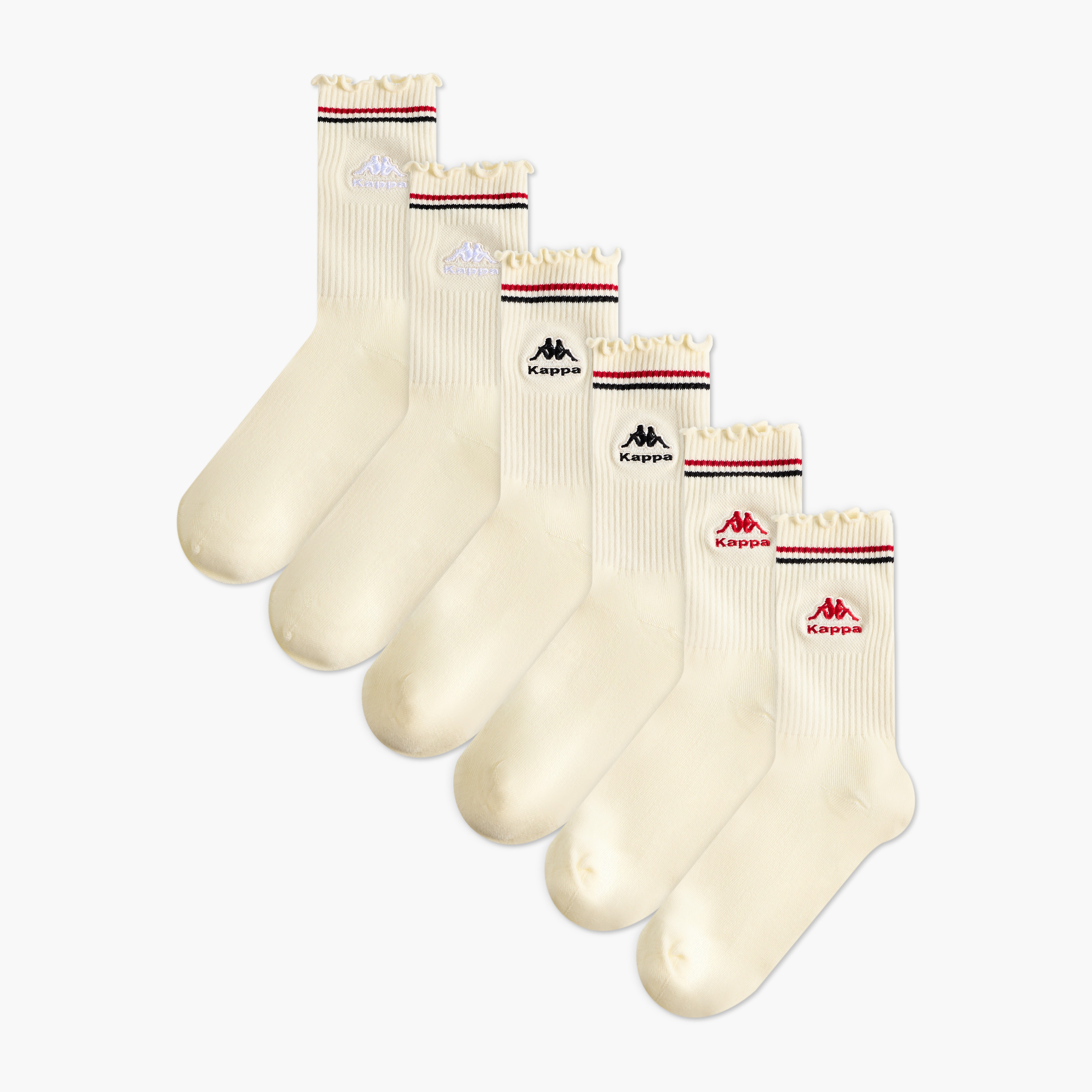 عبوة جوارب 3 أزواج بطول ربلة الساق من كابا-women-socksandstockings-image-1