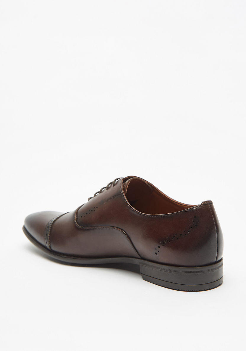 Duchini Men's Leather Lace-Up Oxford Shoes-Oxford-image-1