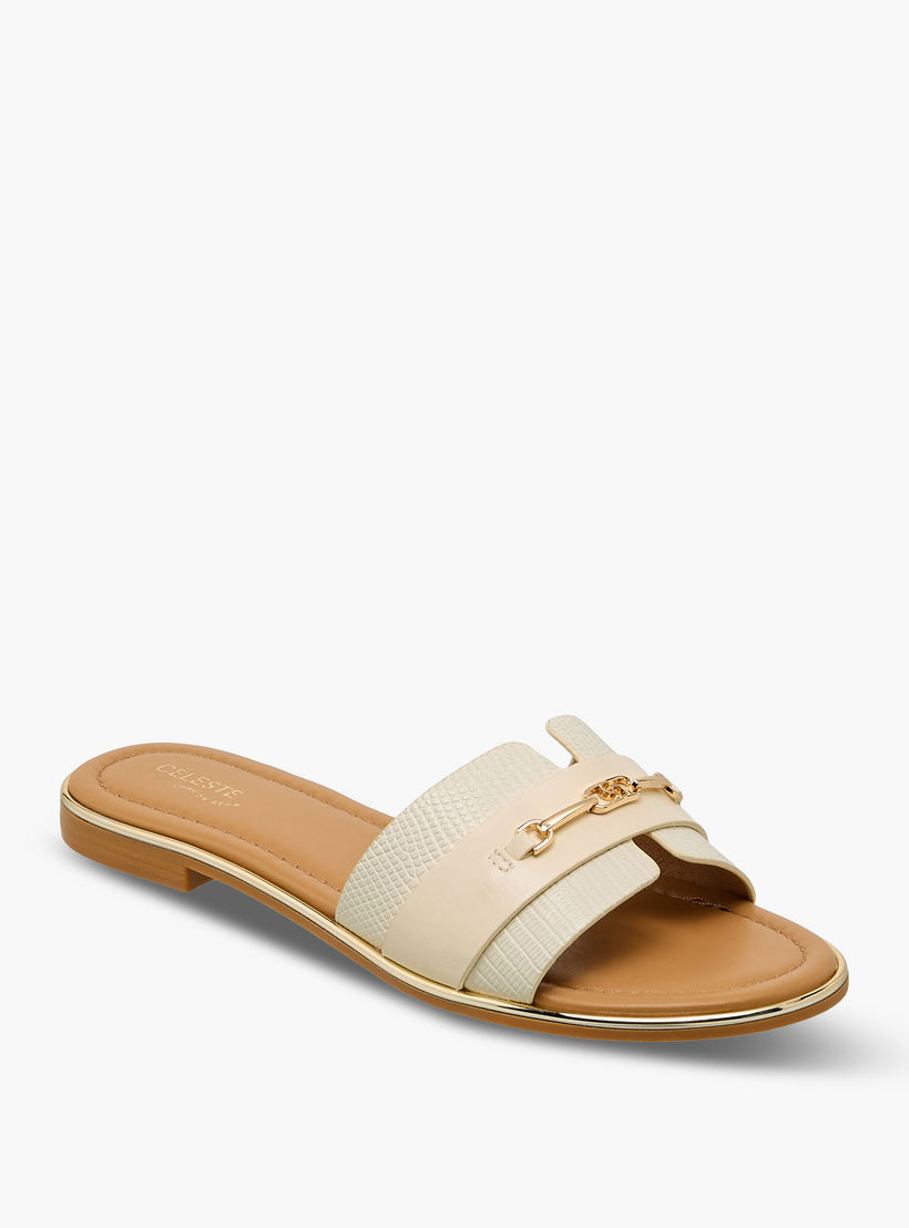 صندل مسطح بمشبك معدني للنساء من سيليست-women-shoes-flats-sandals-image-3