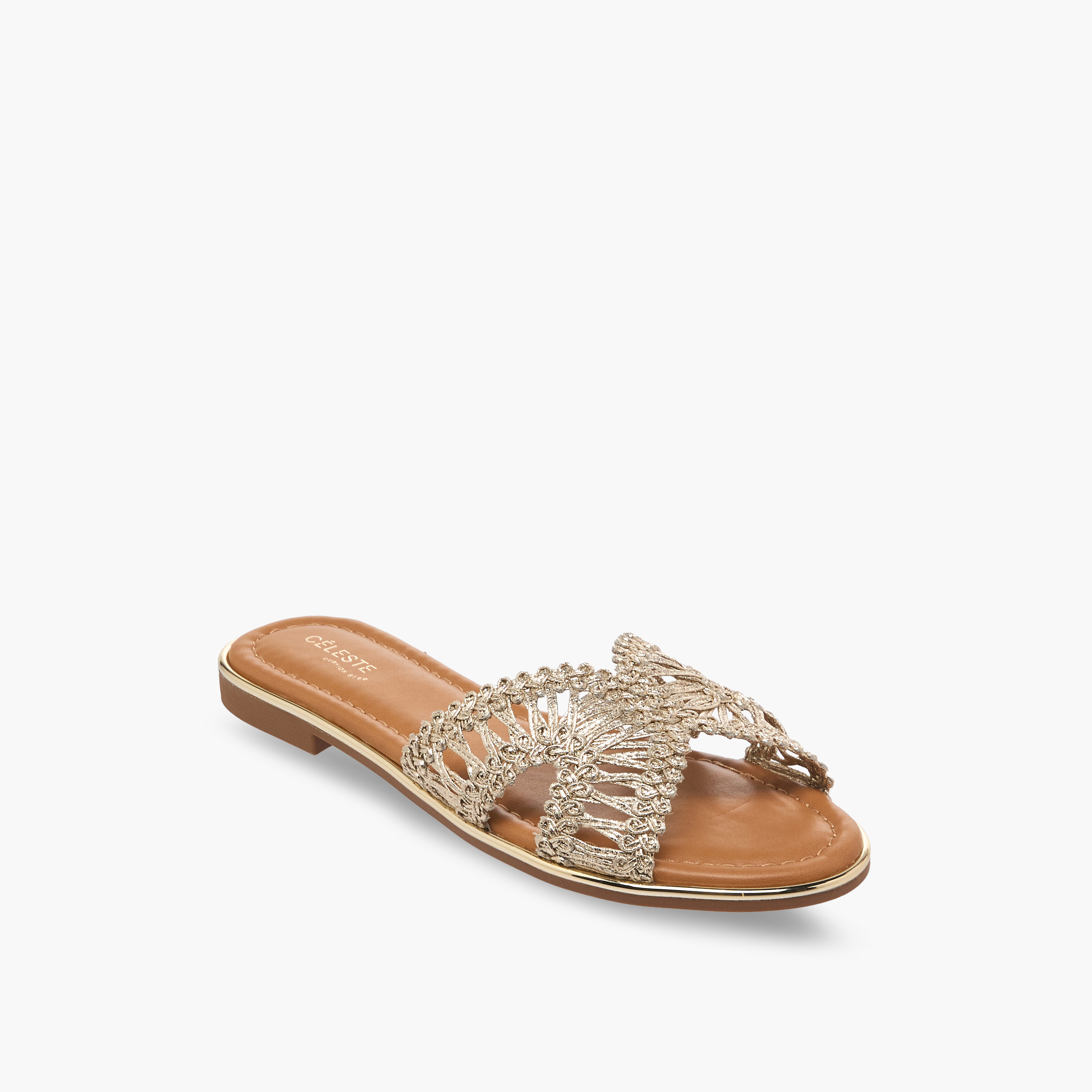 Celeste Women Woven Strap Sandals-women-shoes-flats-sandals-image-2