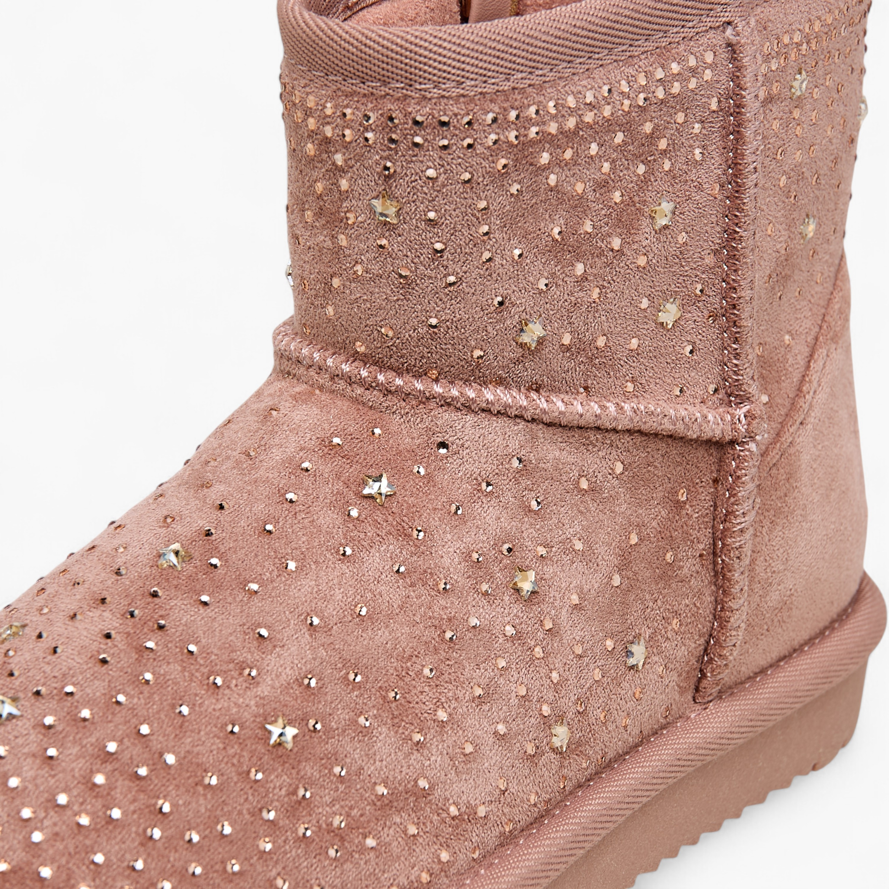 بوت مزين بطول الكاحل للبنات من ليتل ميسي-girls-shoes-boots-image-4