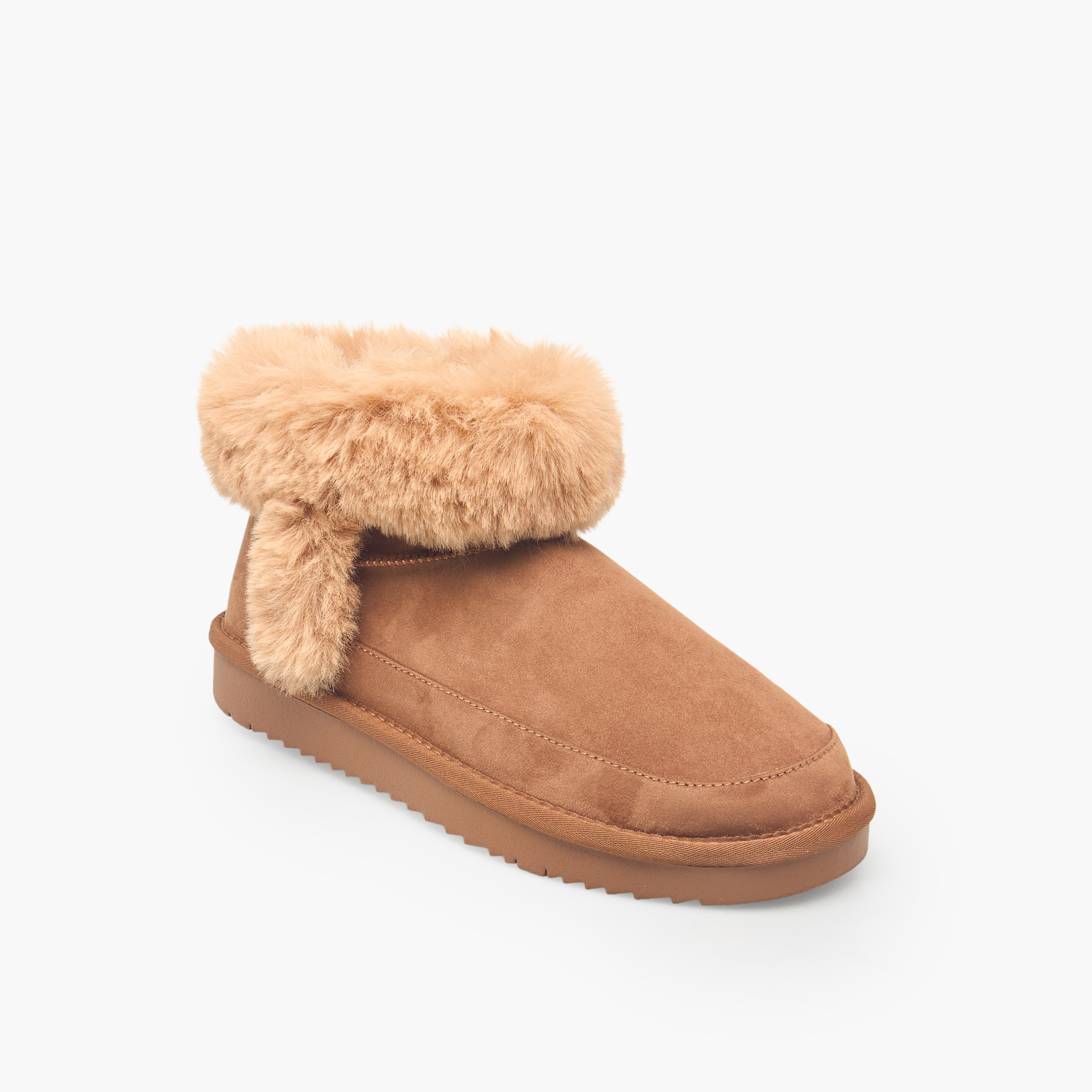 Celeste Women Faux Fur Trim Ankle Boots-women-shoes-boots-image-2