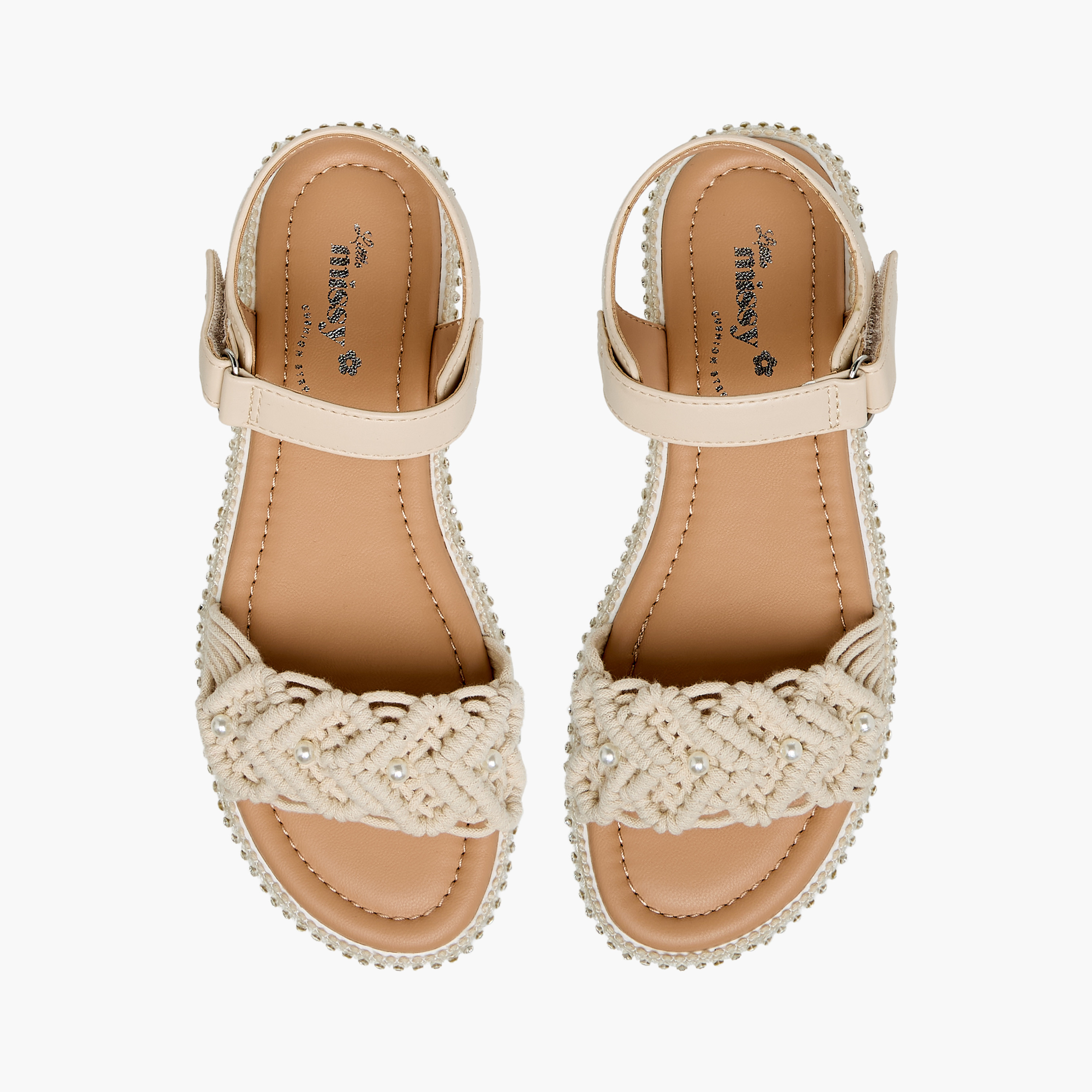Little Missy Girls Hook and Loop Sandals-girls-shoes-sandals-image-1