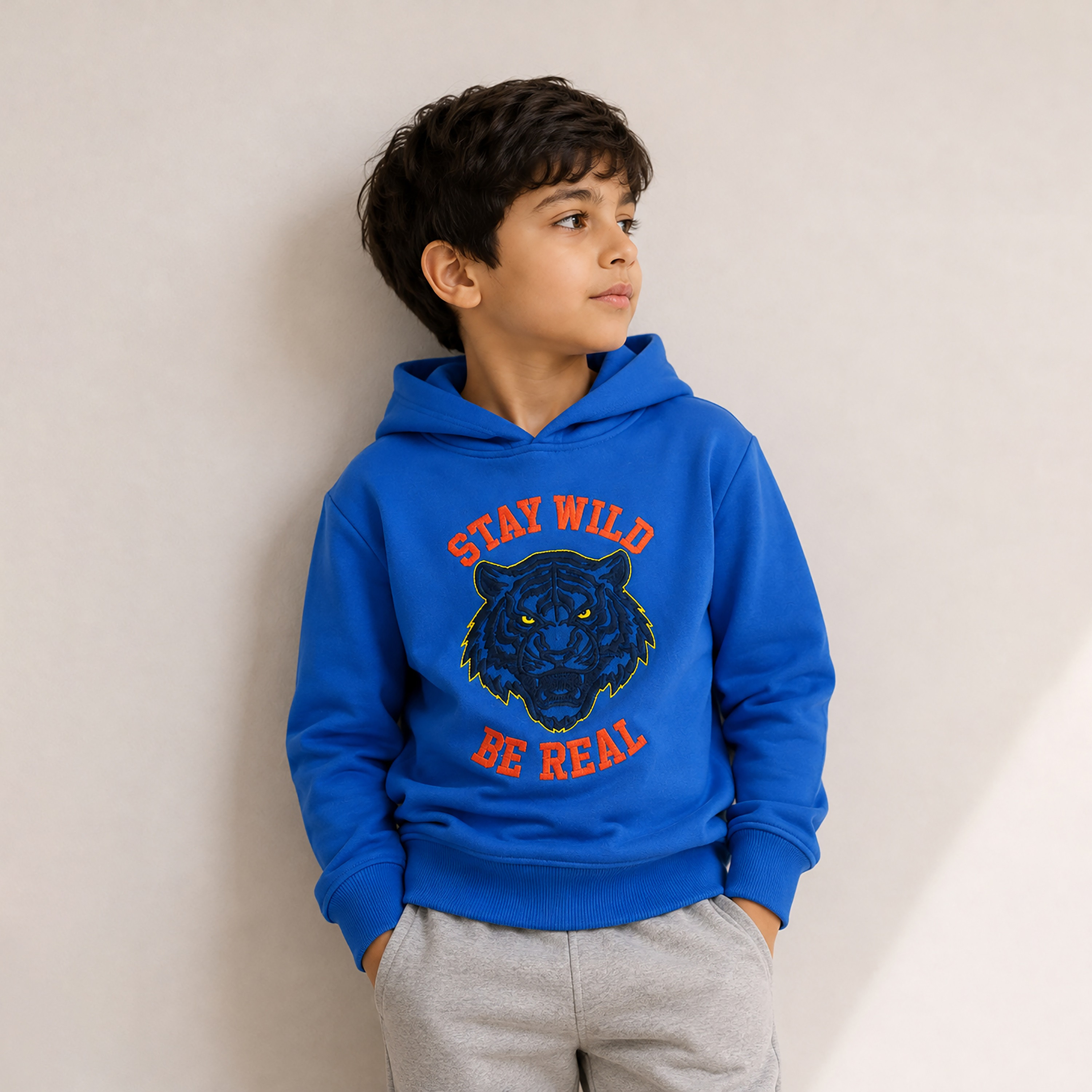 Victor and Jane Embroidered Long Sleeves Crew Neck Sweatshirt-boys-clothing-sweatshirts-image-1