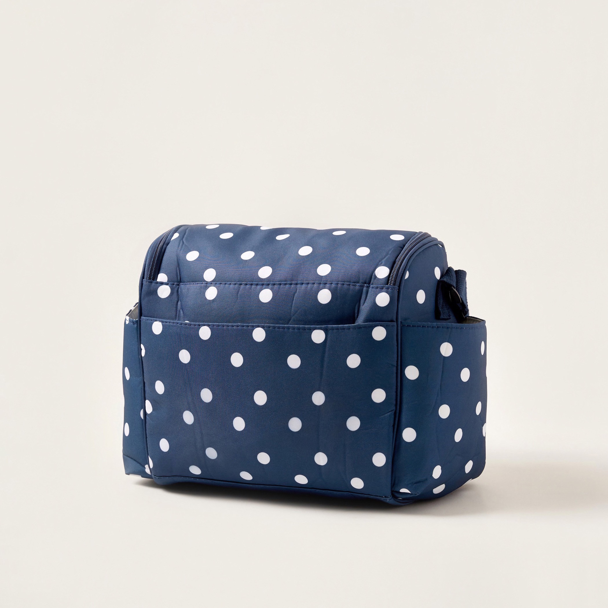 Polka dot changing sales bag