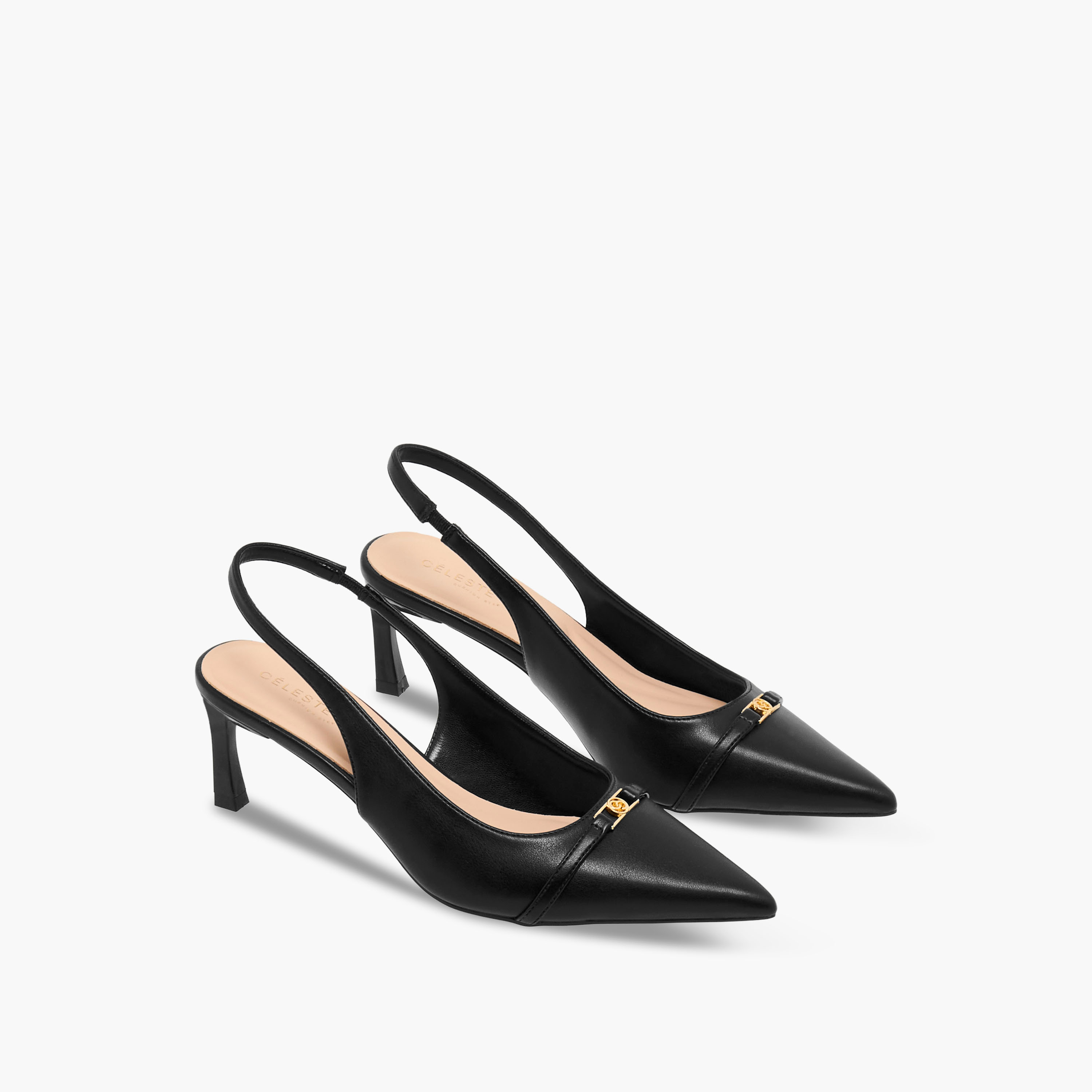 حذاء بمقدمة مدببة وحزام خلفي للنساء من سيليست-women-shoes-heels-image-1