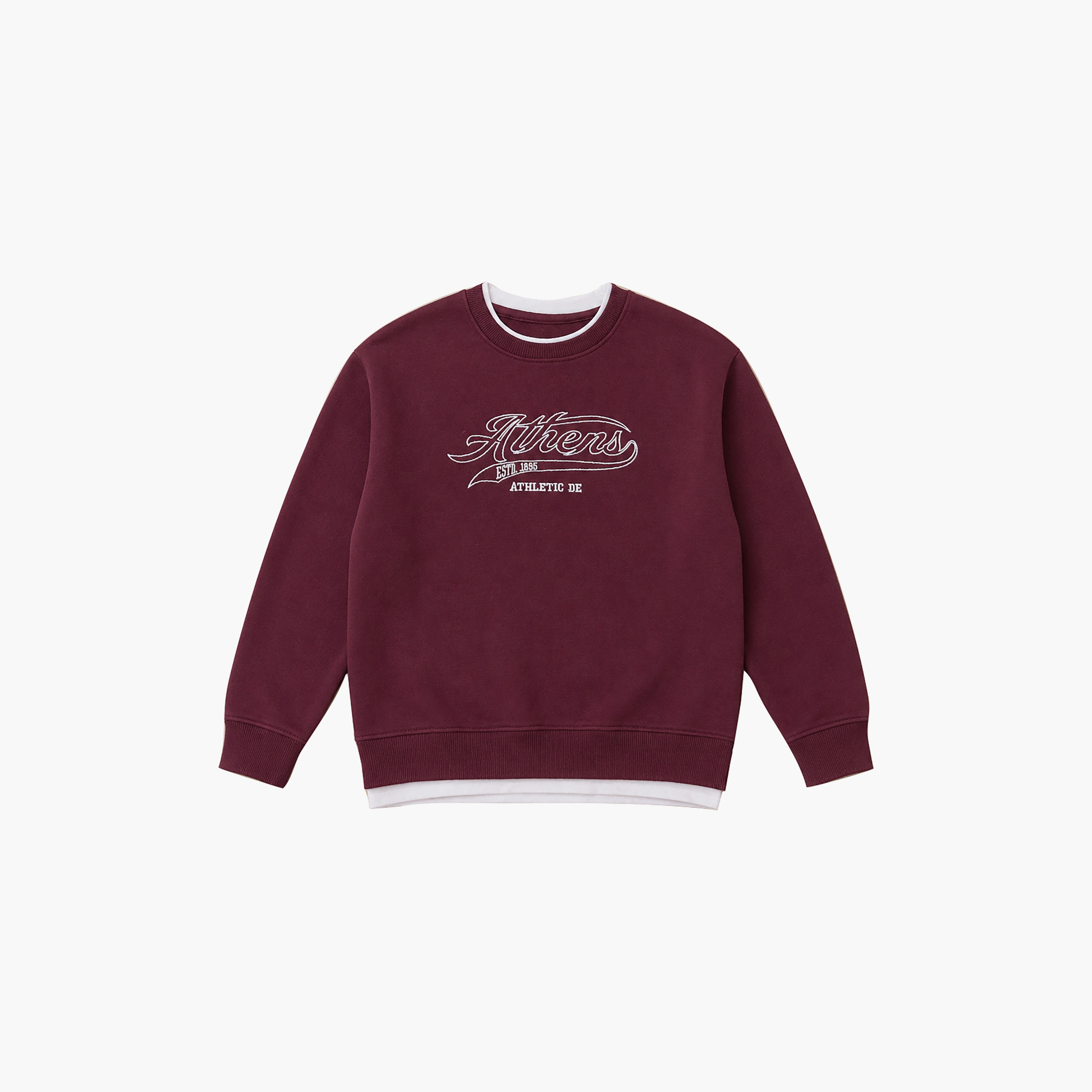 سويت شيرت بياقة مستديرة وأكمام طويلة مع تطريز من فيكتور أند جين-boys-clothing-sweatshirts-image-5