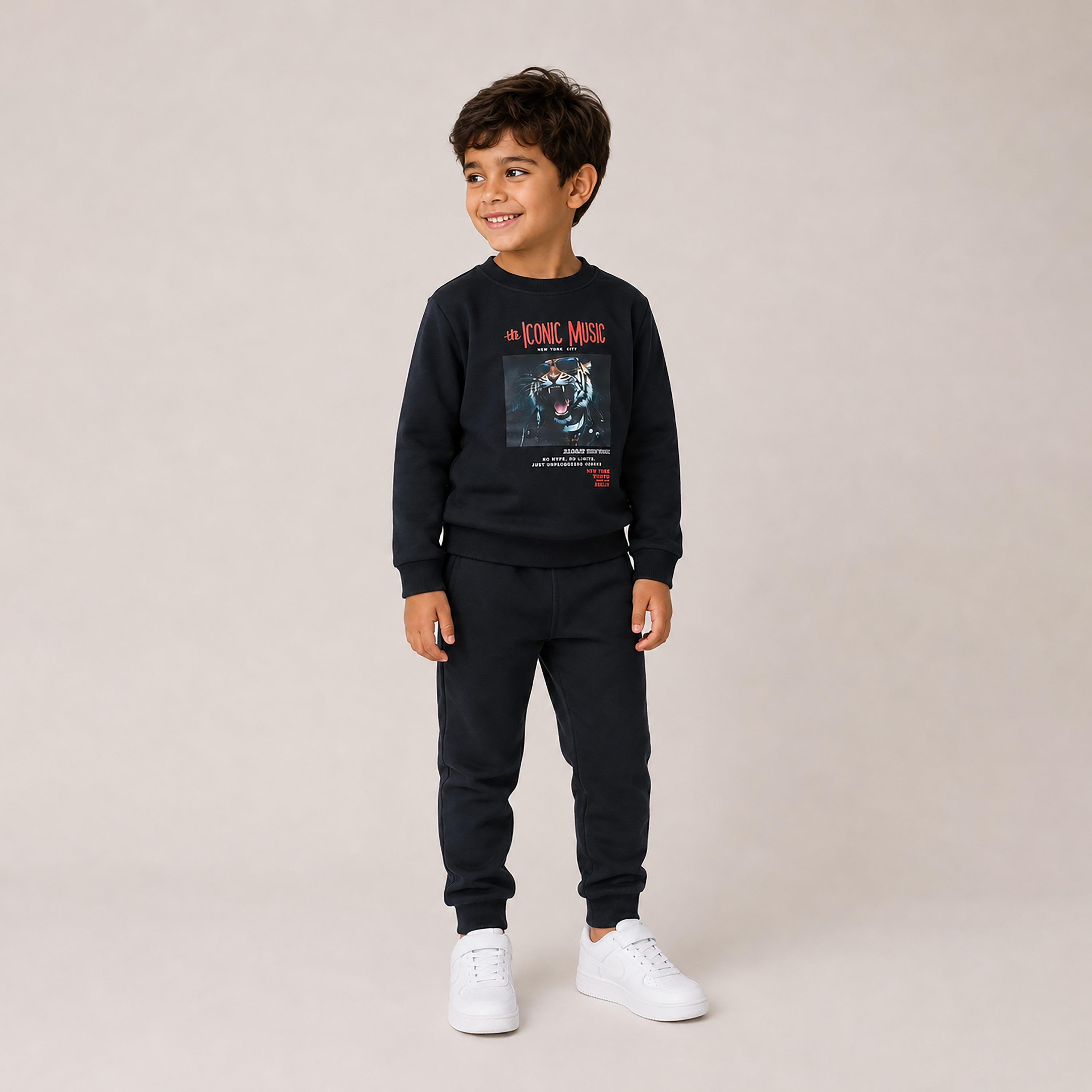 Victor and Jane Graphic Long Sleeves Sweatshirt & Joggers Set-boys-clothing-setsandcoords-image-1