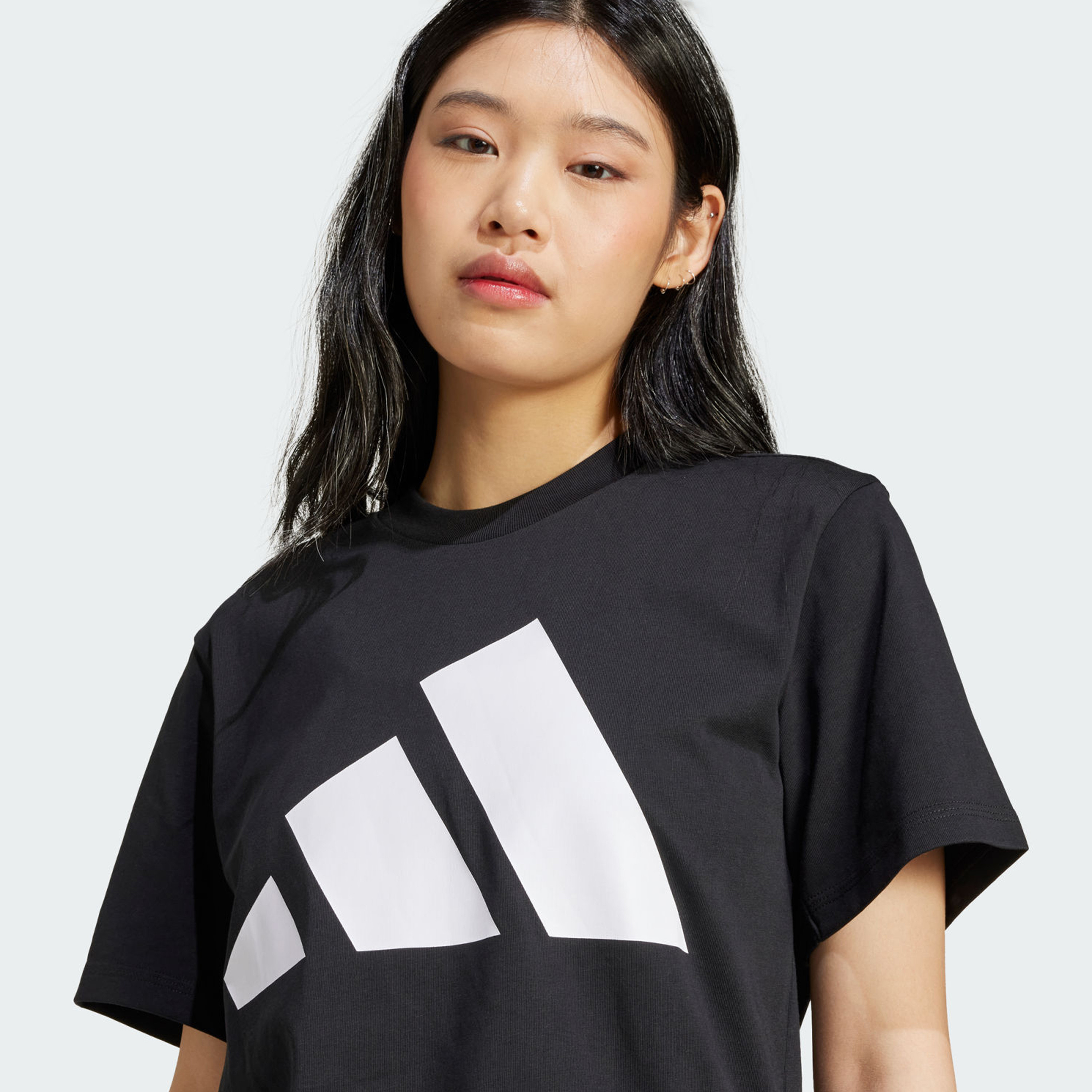 adidas Women's Essentials Big Logo Cotton T-Shirt | OE-sports-women-clothing-tshirtsandvests-image-5
