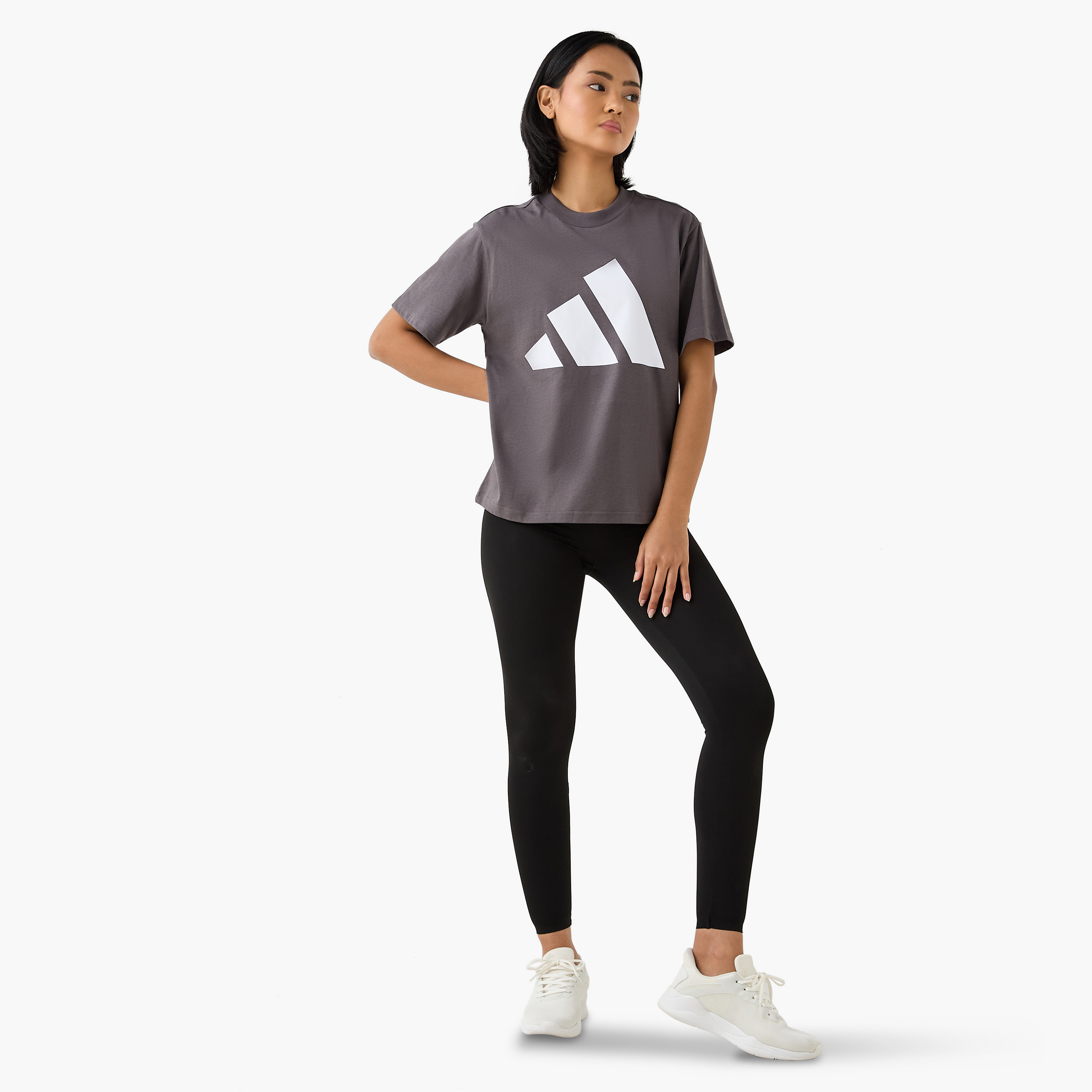 adidas Women's Essentials Big Logo Cotton T-Shirt W BL SJ T | OE-sports-women-clothing-tshirtsandvests-image-2