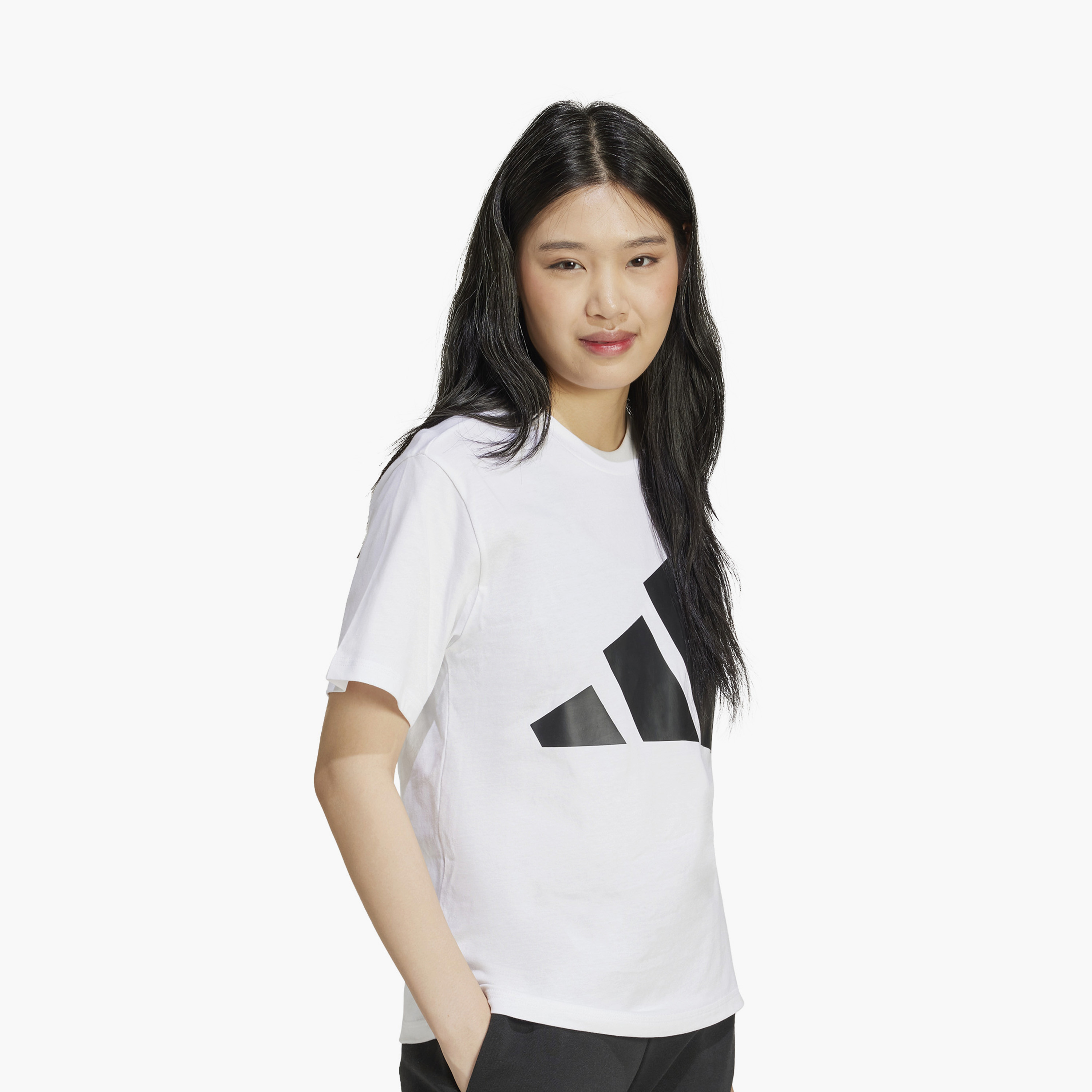 adidas Women's Essentials Big Logo Cotton T-Shirt W BL SJ T | OE-sports-women-clothing-tshirtsandvests-image-2