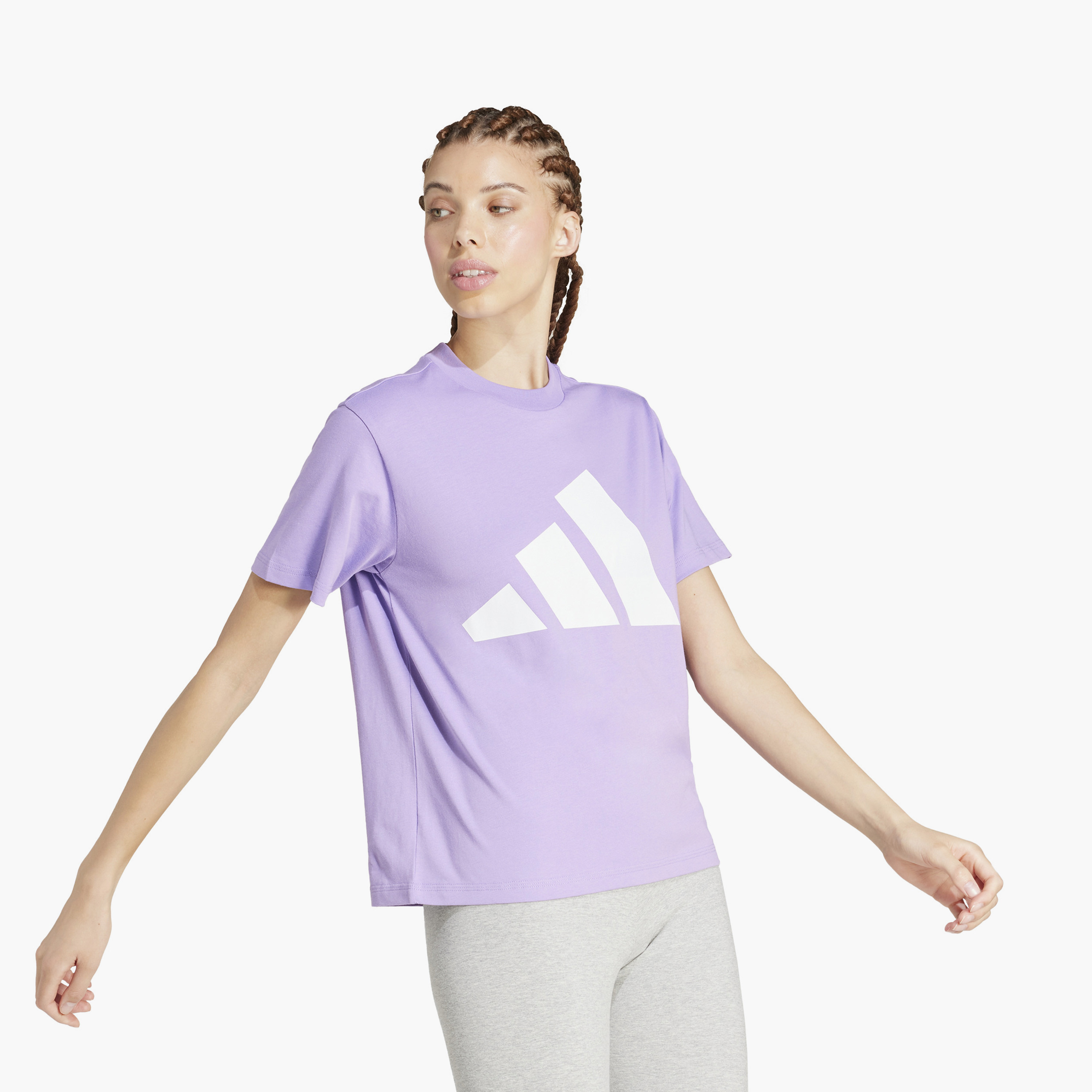 adidas Women's Essentials Big Logo Cotton T-Shirt W BL SJ T | OE-women-clothing-tshirts-image-2