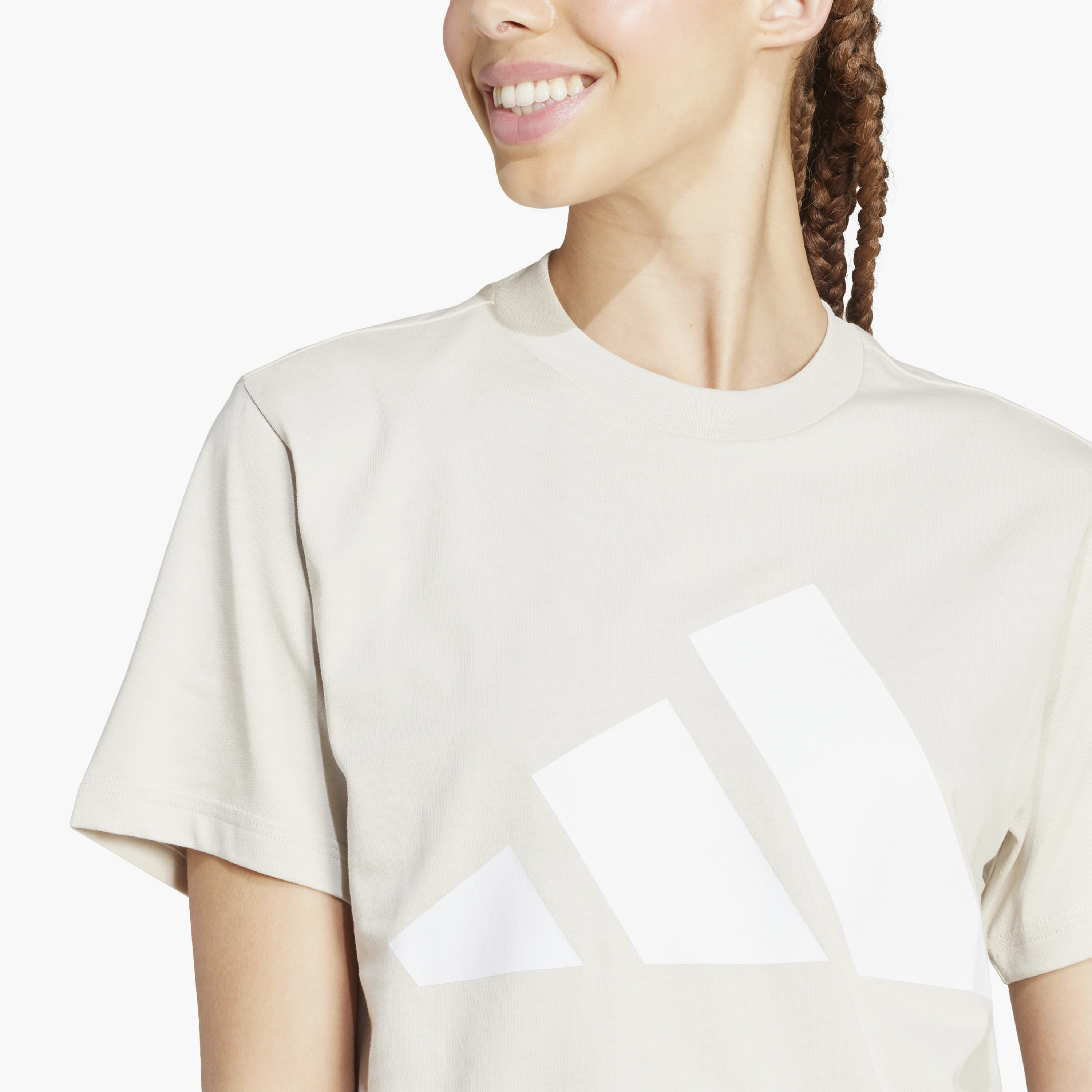 adidas Women's Essentials Big Logo Cotton T-Shirt W BL SJ T | OE-women-clothing-tshirts-image-4