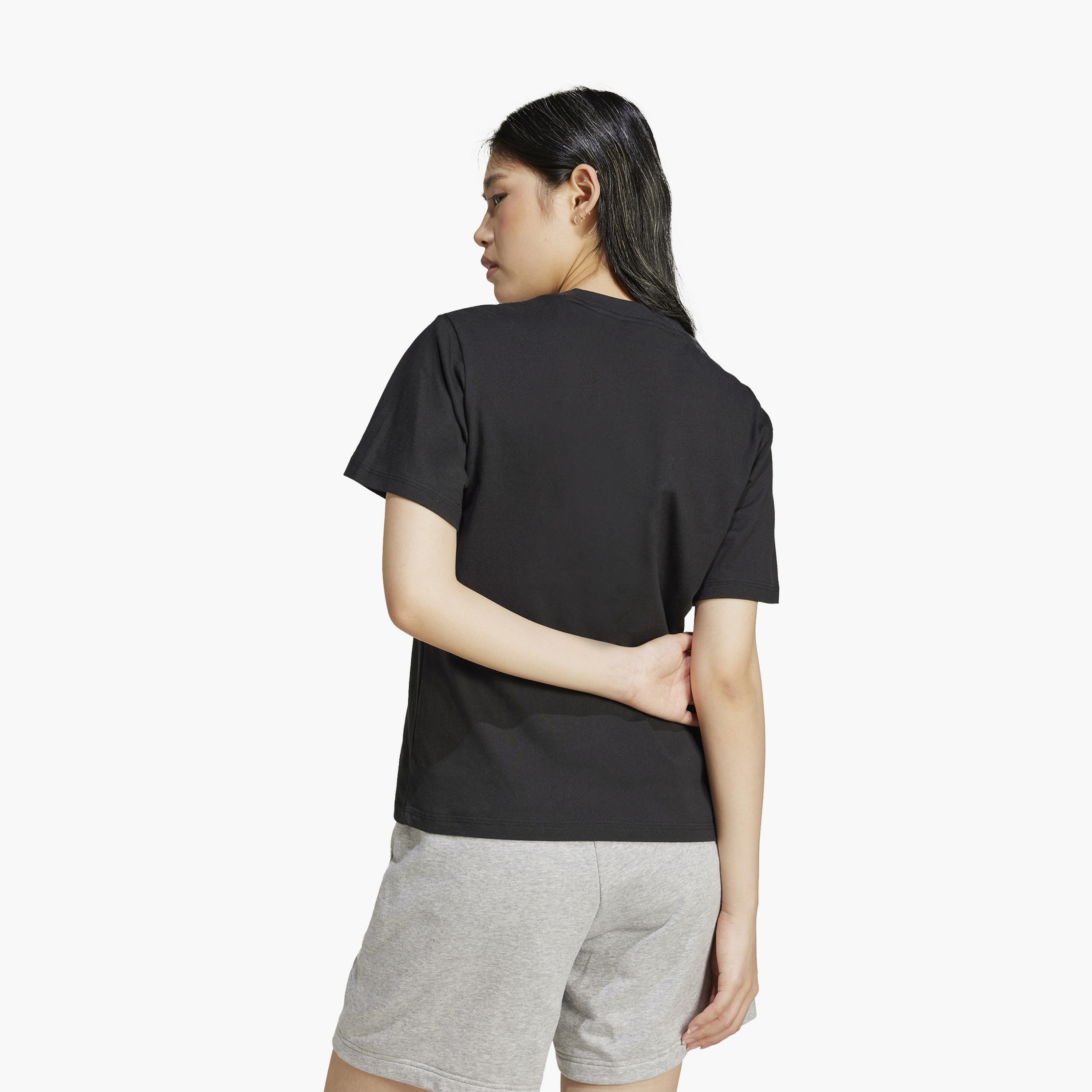 adidas Women's Essentials Logo Cotton T-Shirt W SL SJ T | OE-sports-women-clothing-tshirtsandvests-image-3