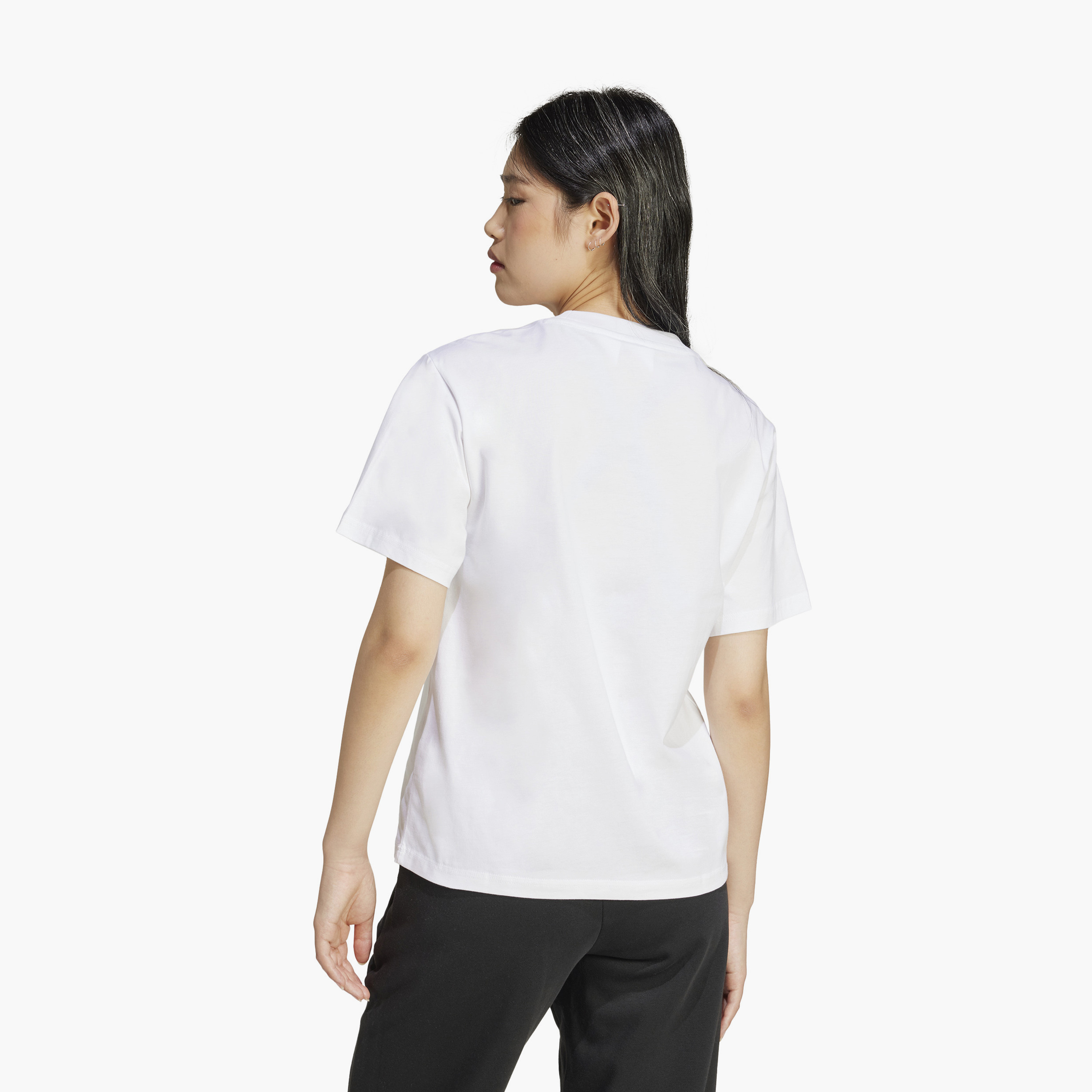 adidas Women's Essentials Logo Cotton T-Shirt W SL SJ T | OE-sports-women-clothing-tshirtsandvests-image-3