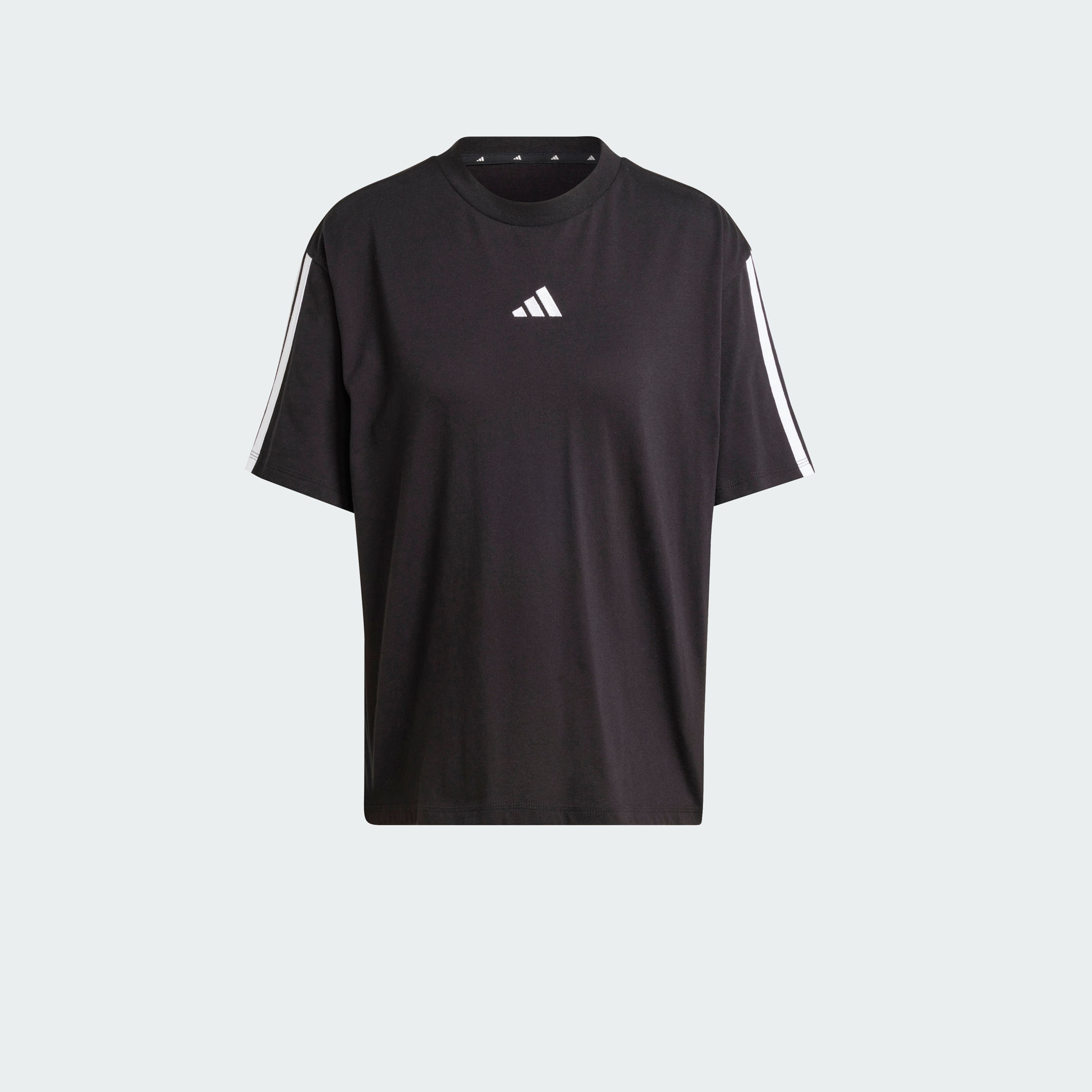 adidas Women's Essentials 3-Stripes Boyfriend T-Shirt JC5960 | OE-sports-women-clothing-tshirtsandvests-image-6