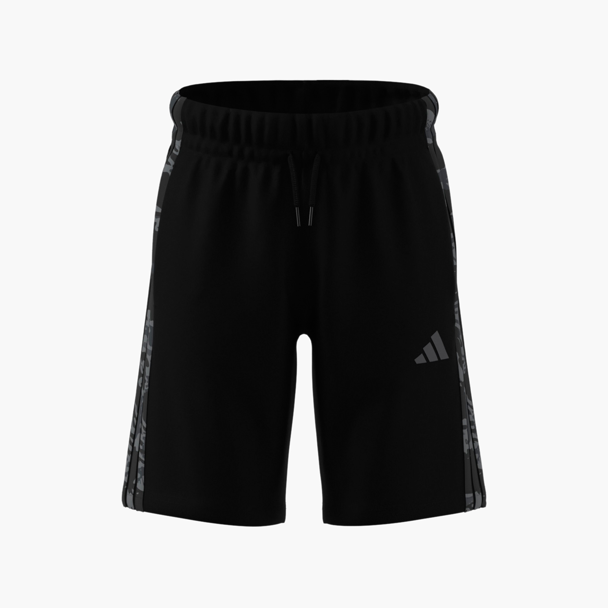 adidas Logo Print Shorts with Drawstring Closure-sports-boys-clothing-bottoms-shorts-image-2