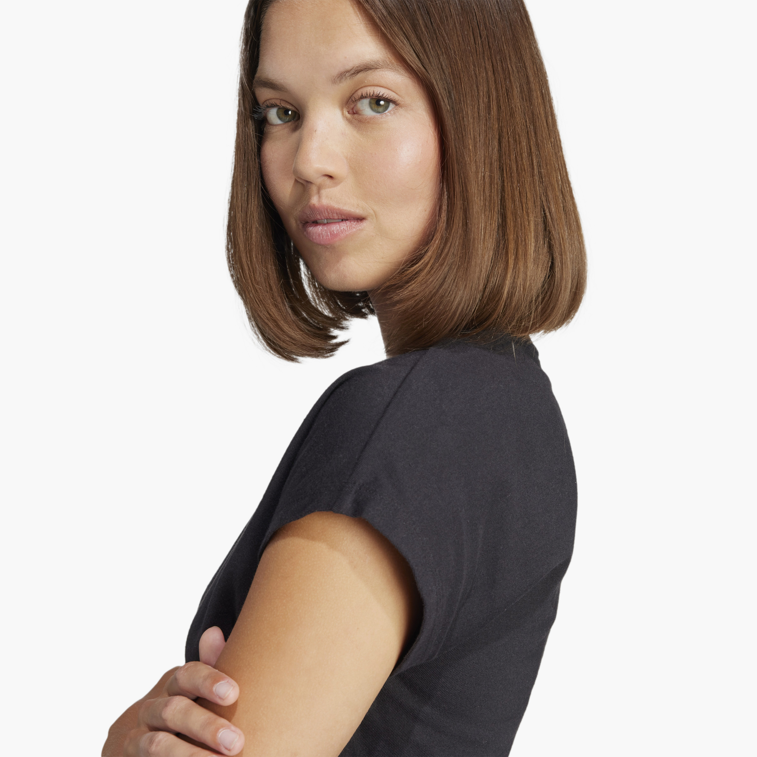 adidas Women's Essentials Linear Cotton T-Shirt W LIN SJ T | OE-sports-women-clothing-tshirtsandvests-image-5