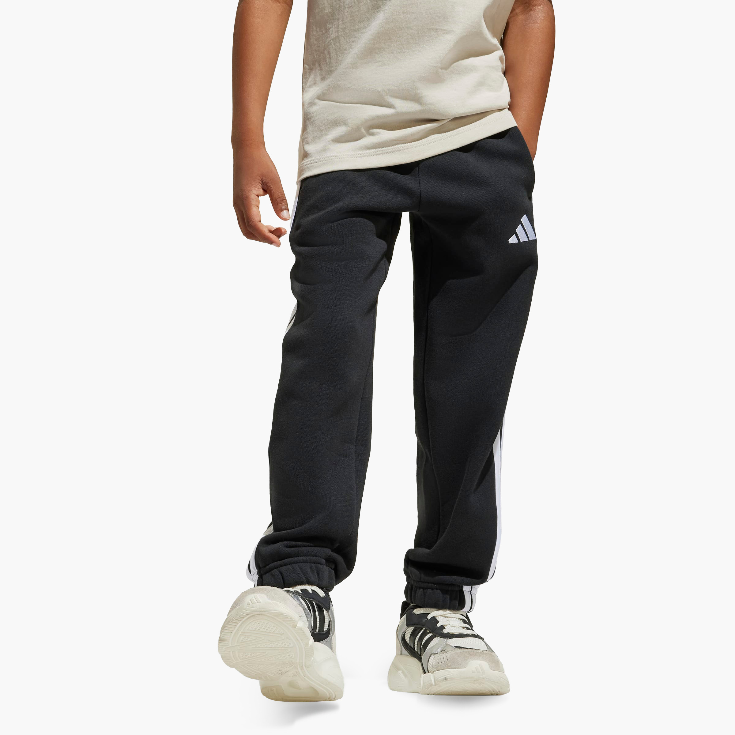 adidas Drawstring Waist Joggers with Pockets-boys-clothing-bottoms-joggersandtrackpants-image-1