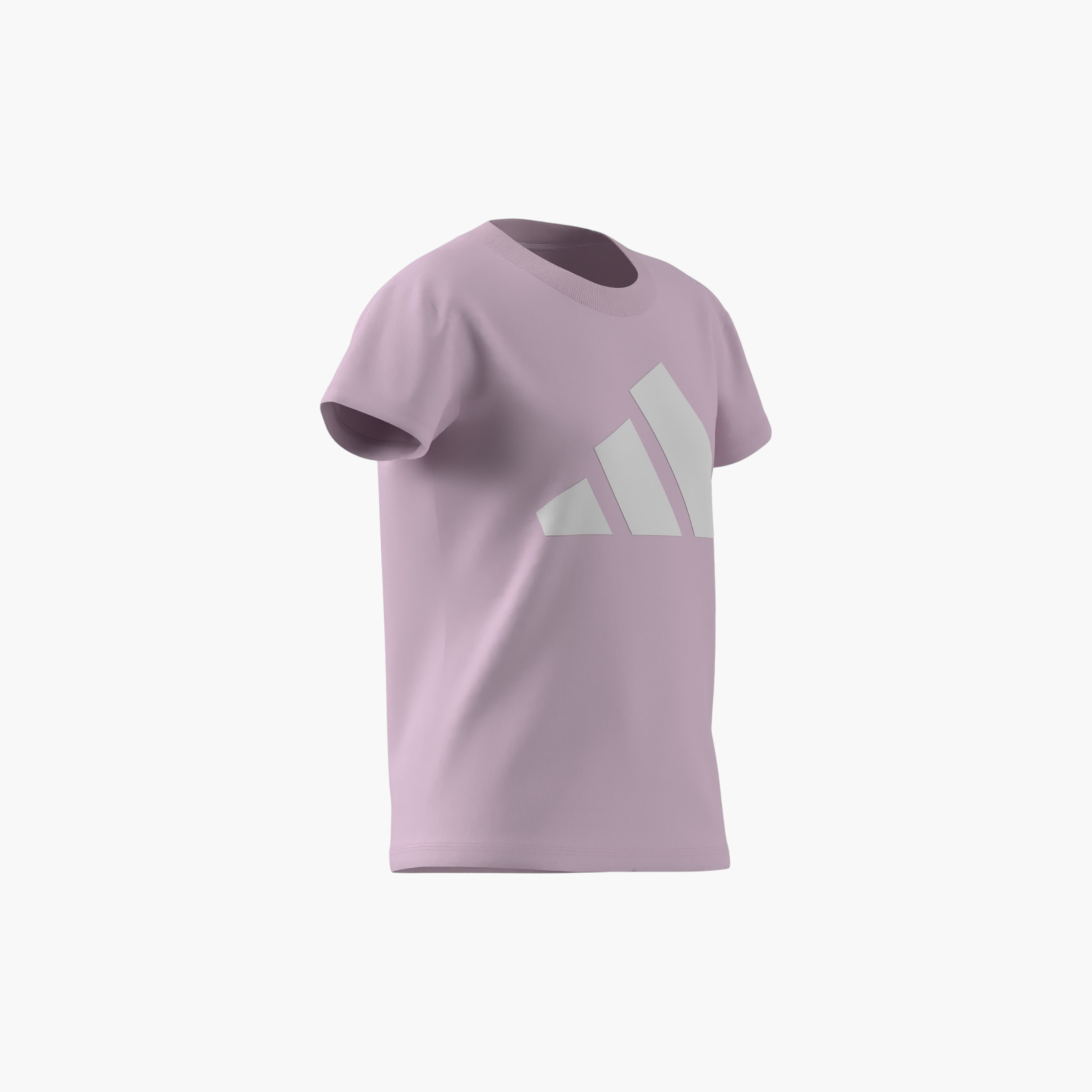 adidas Logo Print T-shirt with Short Sleeves-sports-girls-clothing-tops-image-2
