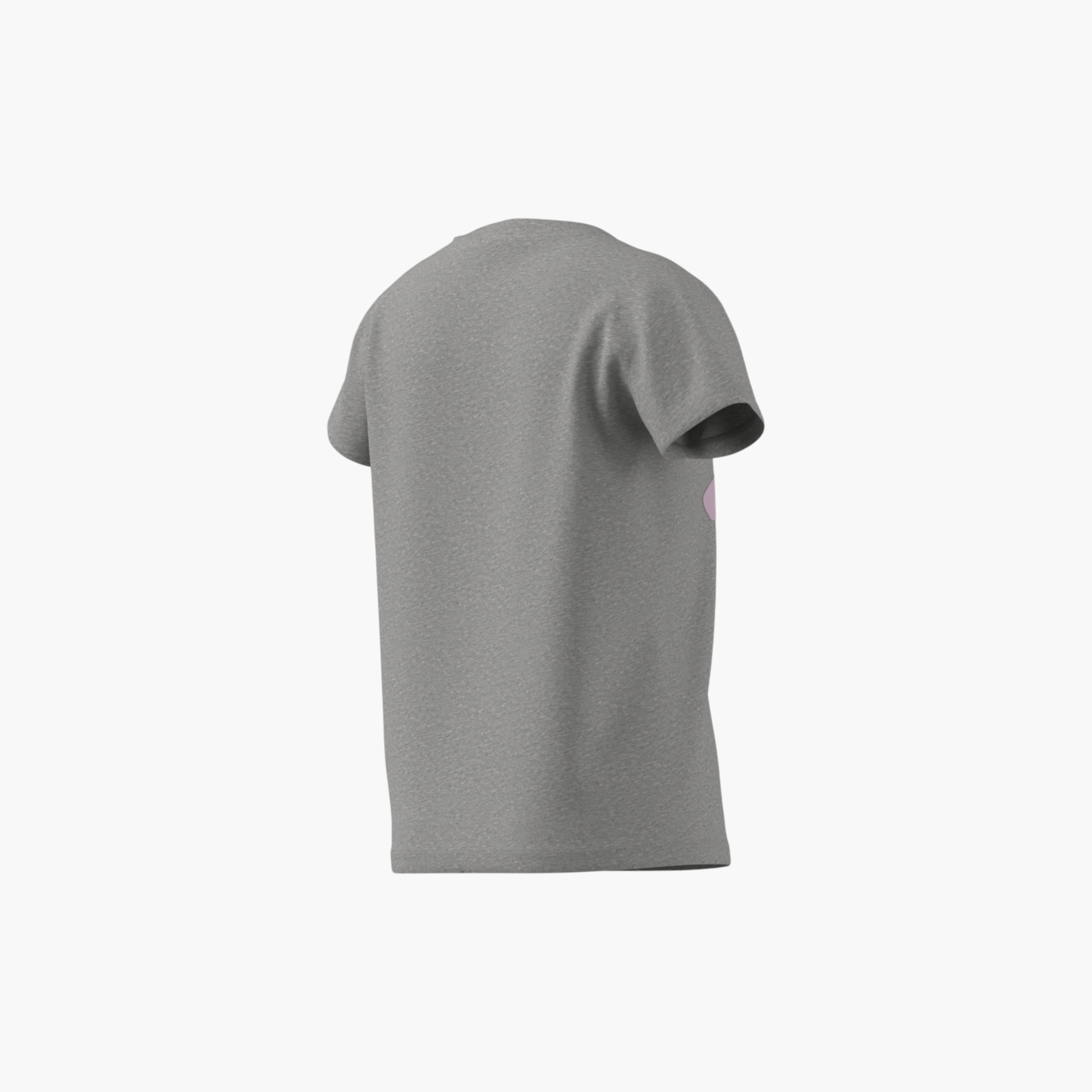 تيشيرت بأكمام قصيرة وطبعات شعار من أديداس-girls-clothing-tshirts-image-5