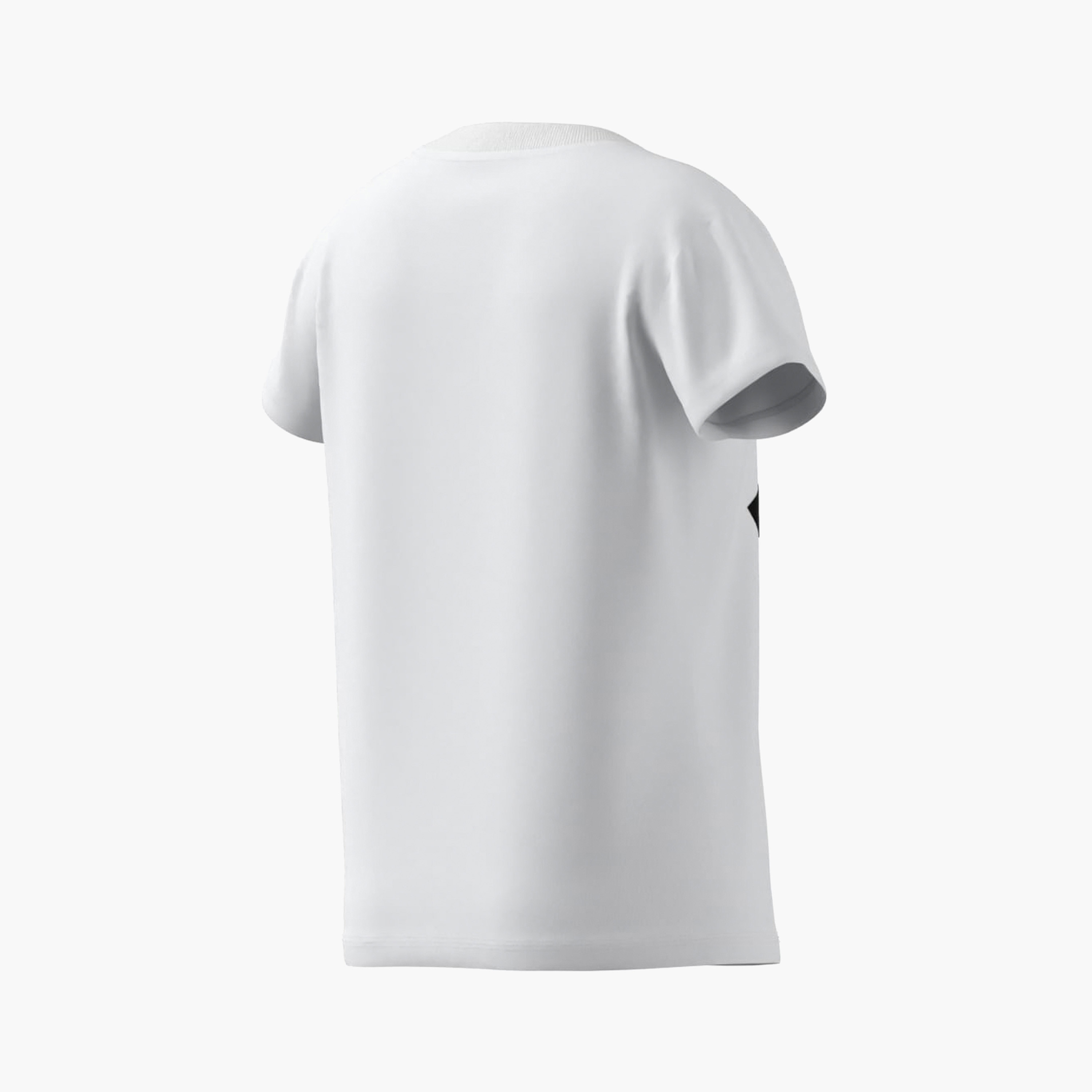 adidas Girls Crew Neck T-shirt with Logo Print - Cotton - Short Sleeves-sports-girls-clothing-tops-image-10