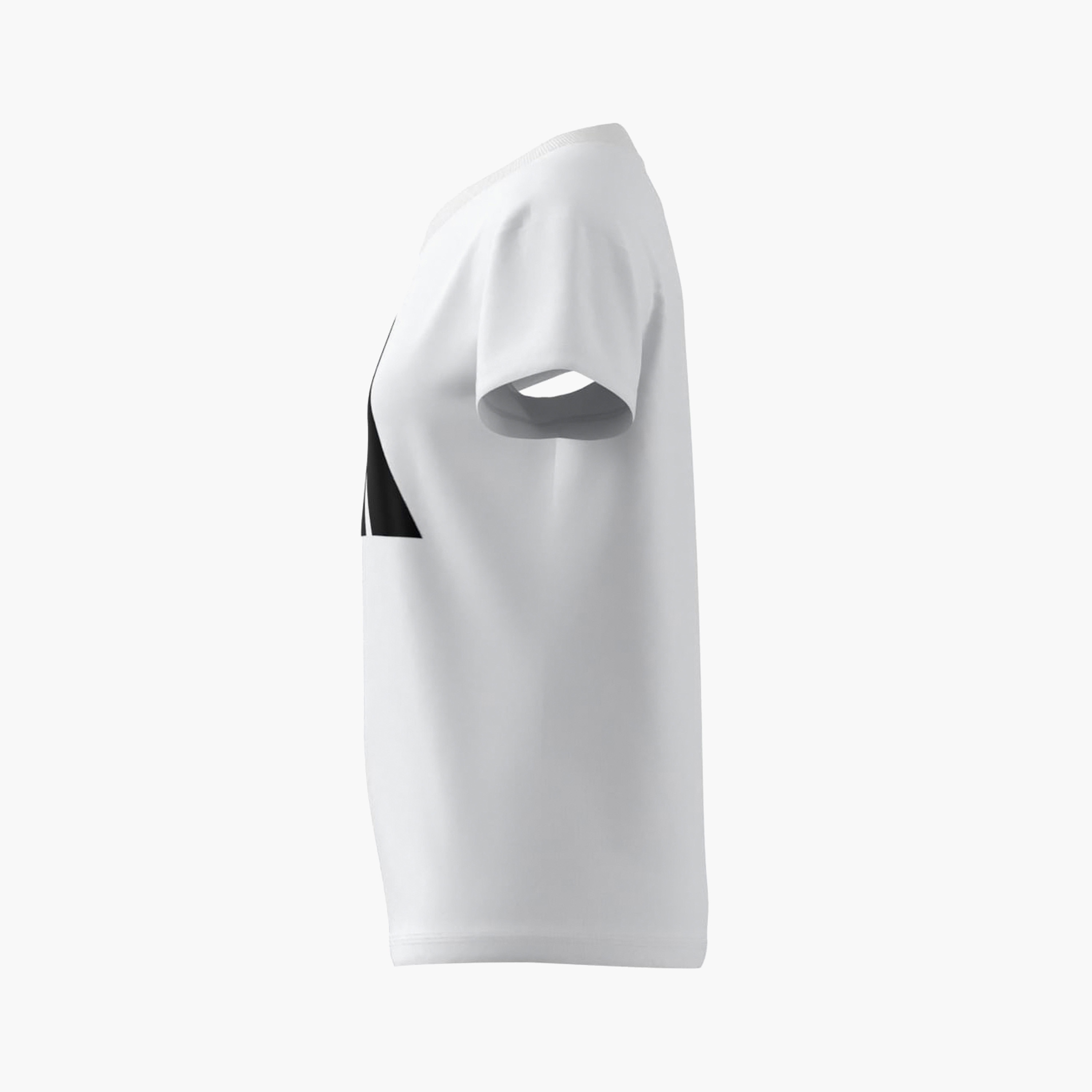 adidas Girls Crew Neck T-shirt with Logo Print - Cotton - Short Sleeves-sports-girls-clothing-tops-image-13
