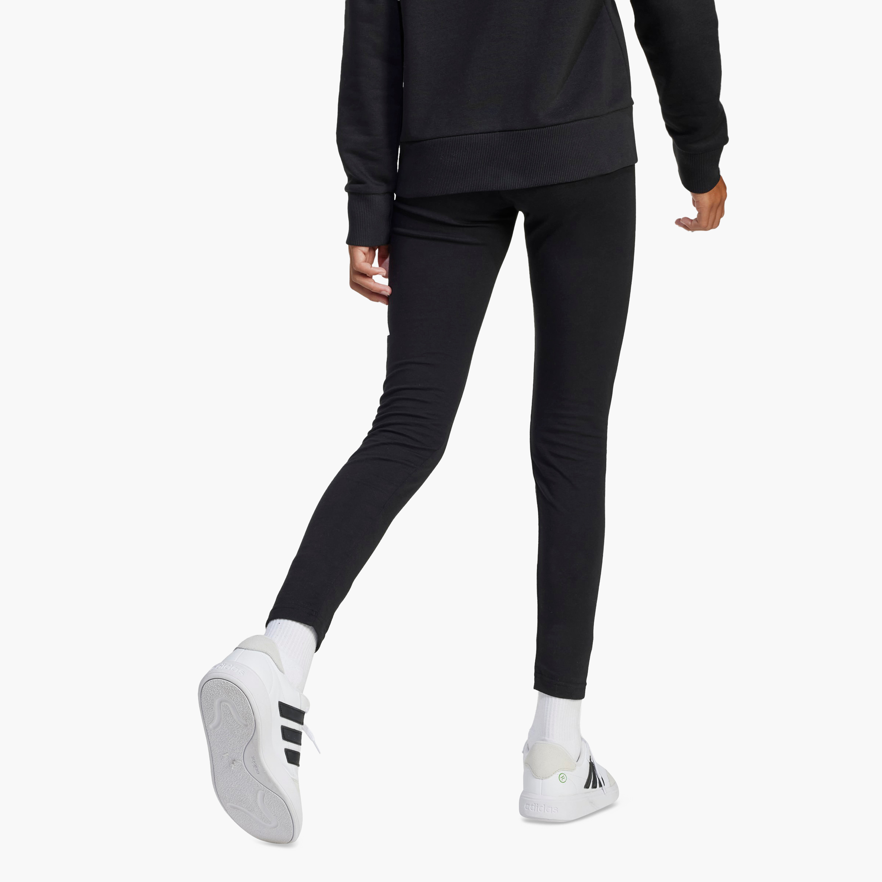 adidas Leggings with Logo Print-girls-clothing-sportswear-bottoms-leggings-image-3