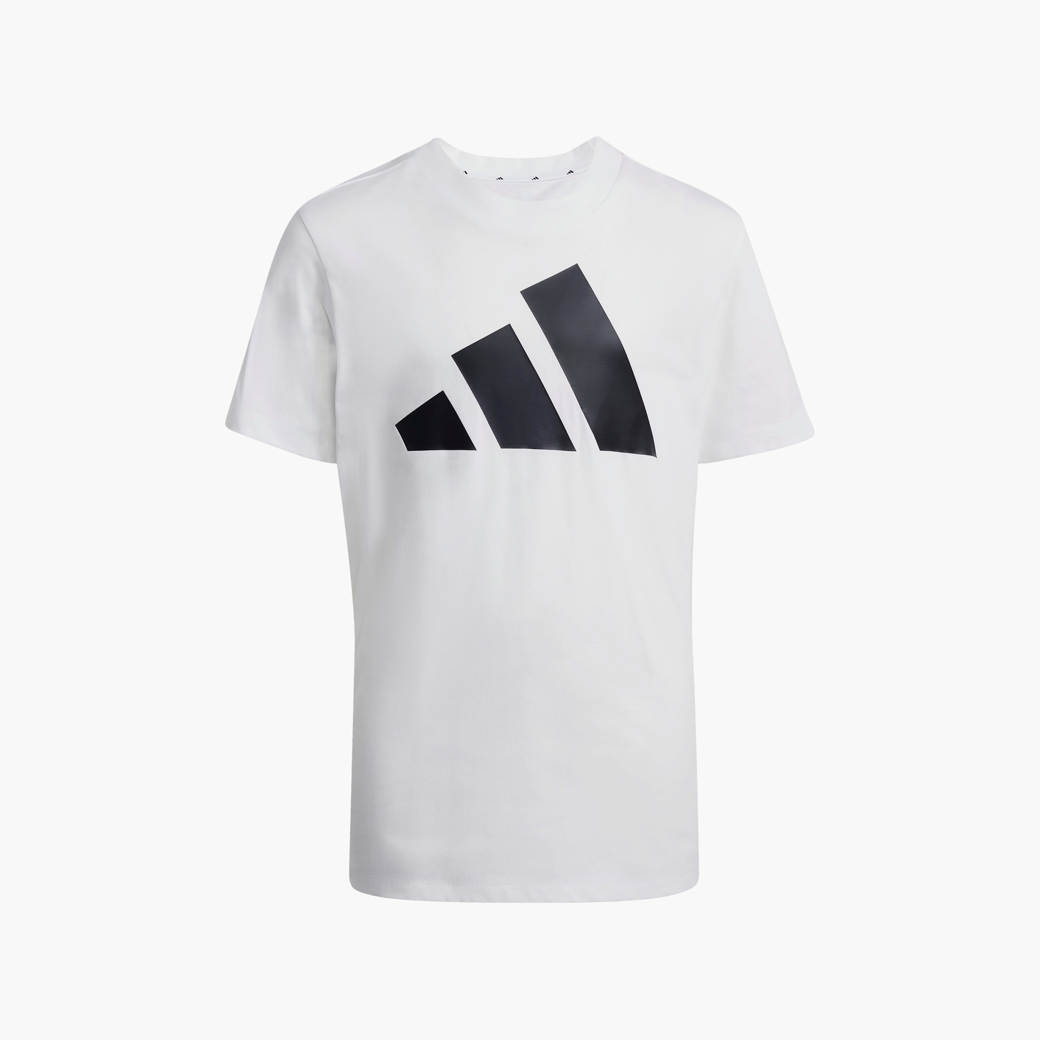 adidas Crew Neck Short Sleeves T-shirt with Logo Print-boys-clothing-tshirtsandpolos-image-1