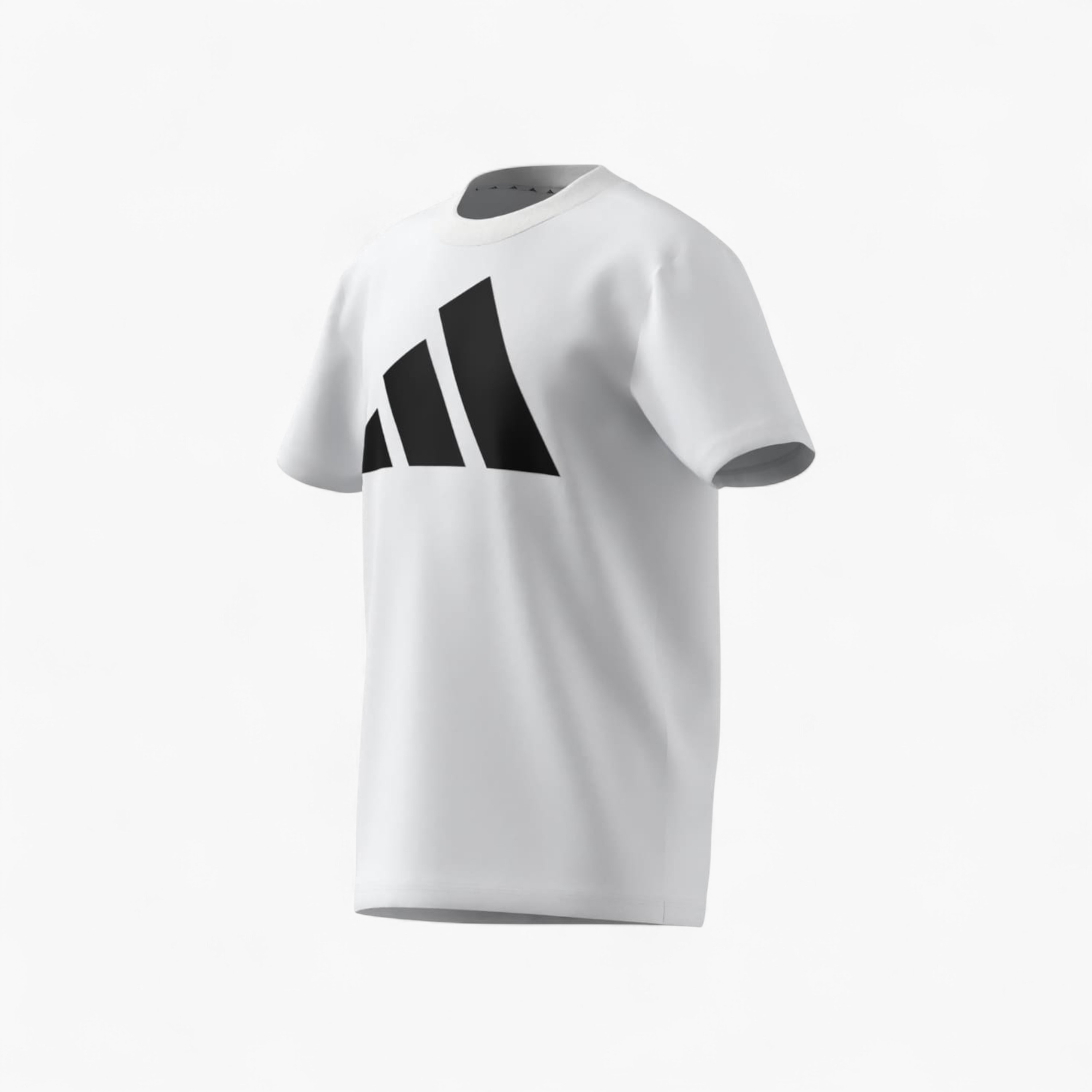 adidas Boys Crew Neck T-shirt with Logo Print - Cotton - Short Sleeves-boys-clothing-sportswear-tops-image-16