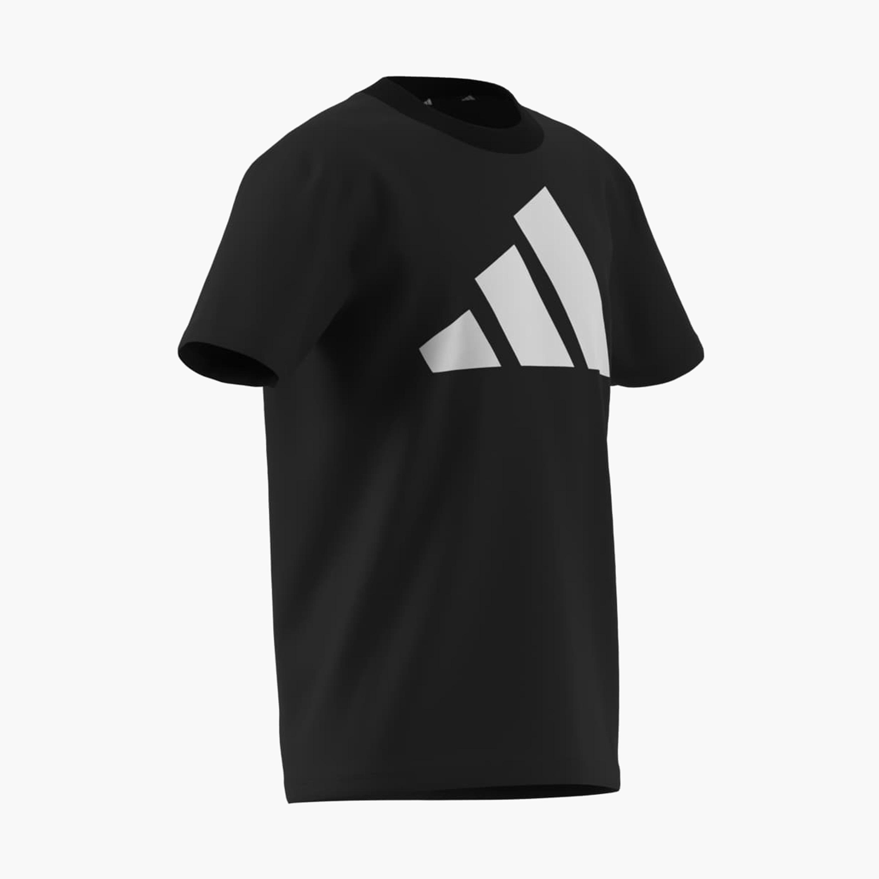 adidas Crew Neck Short Sleeve T-shirt with Logo Print-boys-clothing-sportswear-tops-image-9