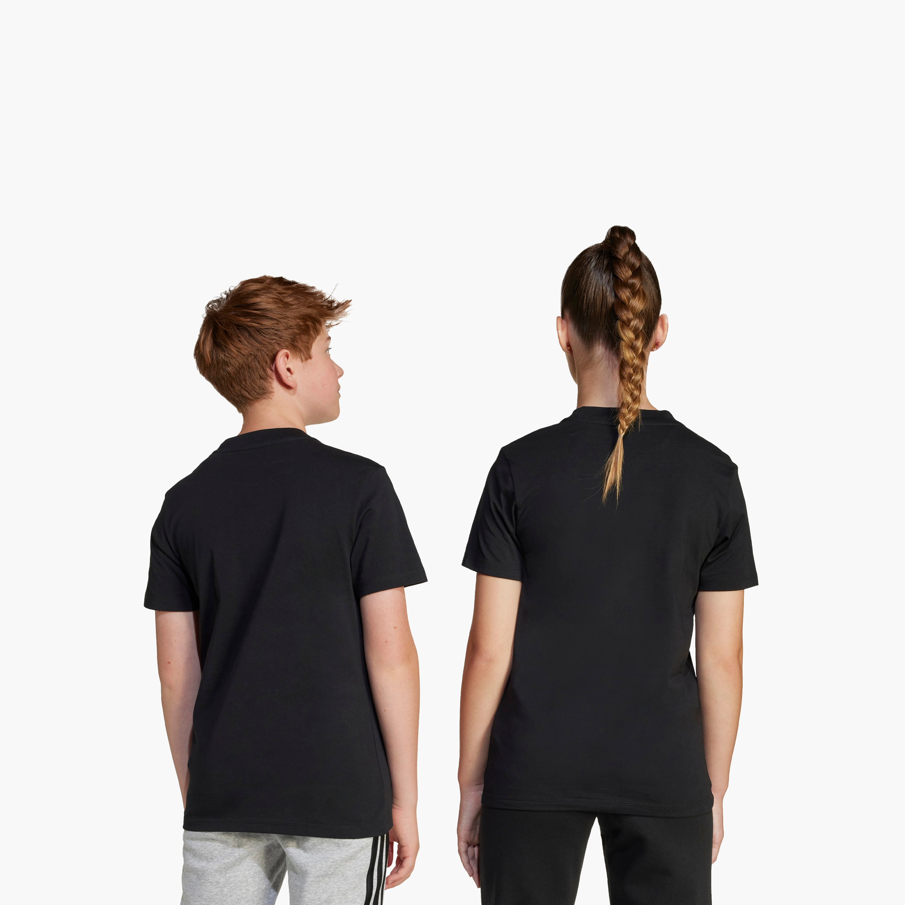 adidas Crew Neck Short Sleeve T-shirt with Logo Print-boys-clothing-sportswear-tops-image-6