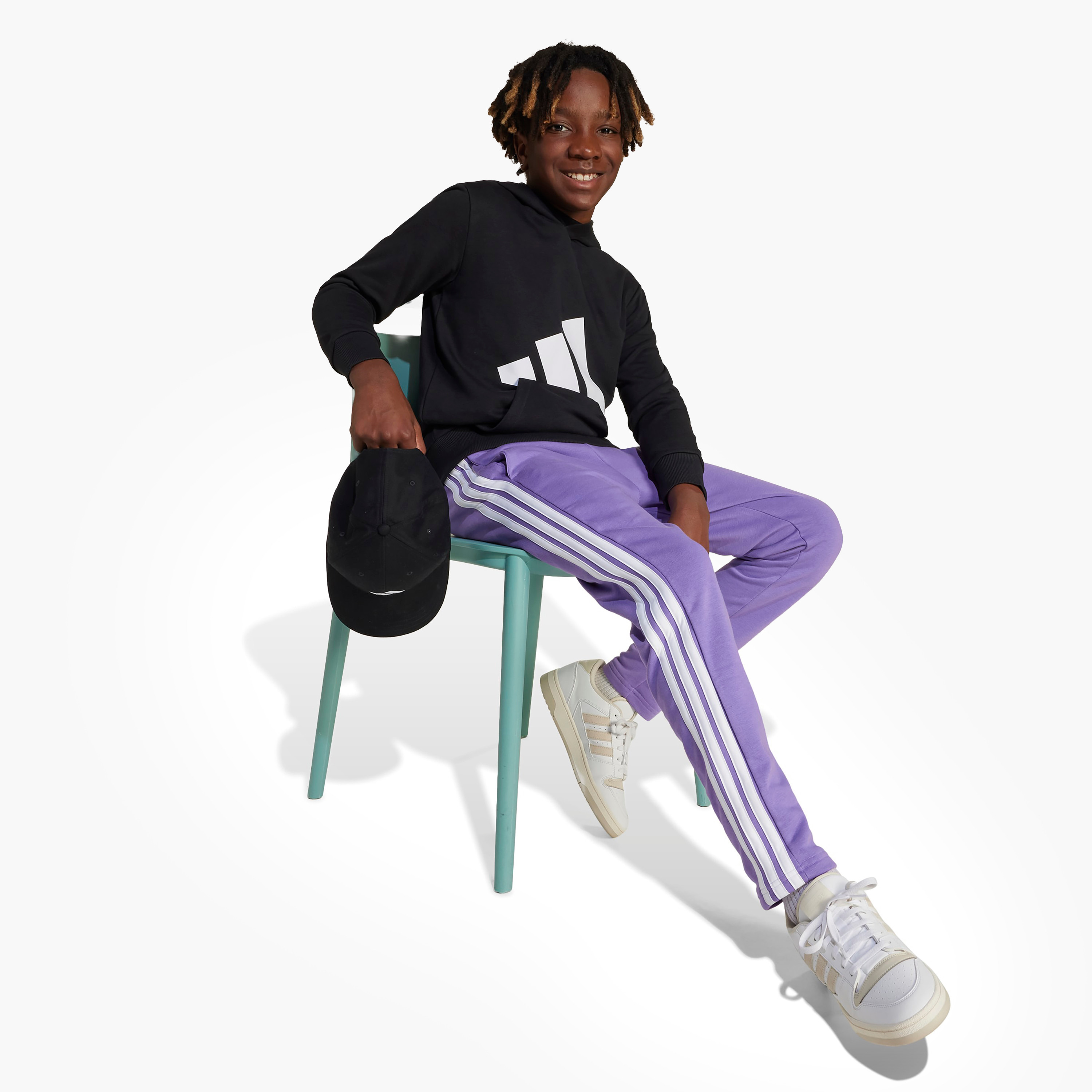 سويت شيرت بقبّعة وجيب كنغر بأكمام طويلة للأولاد من أديداس-boys-clothing-sweatshirts-image-3