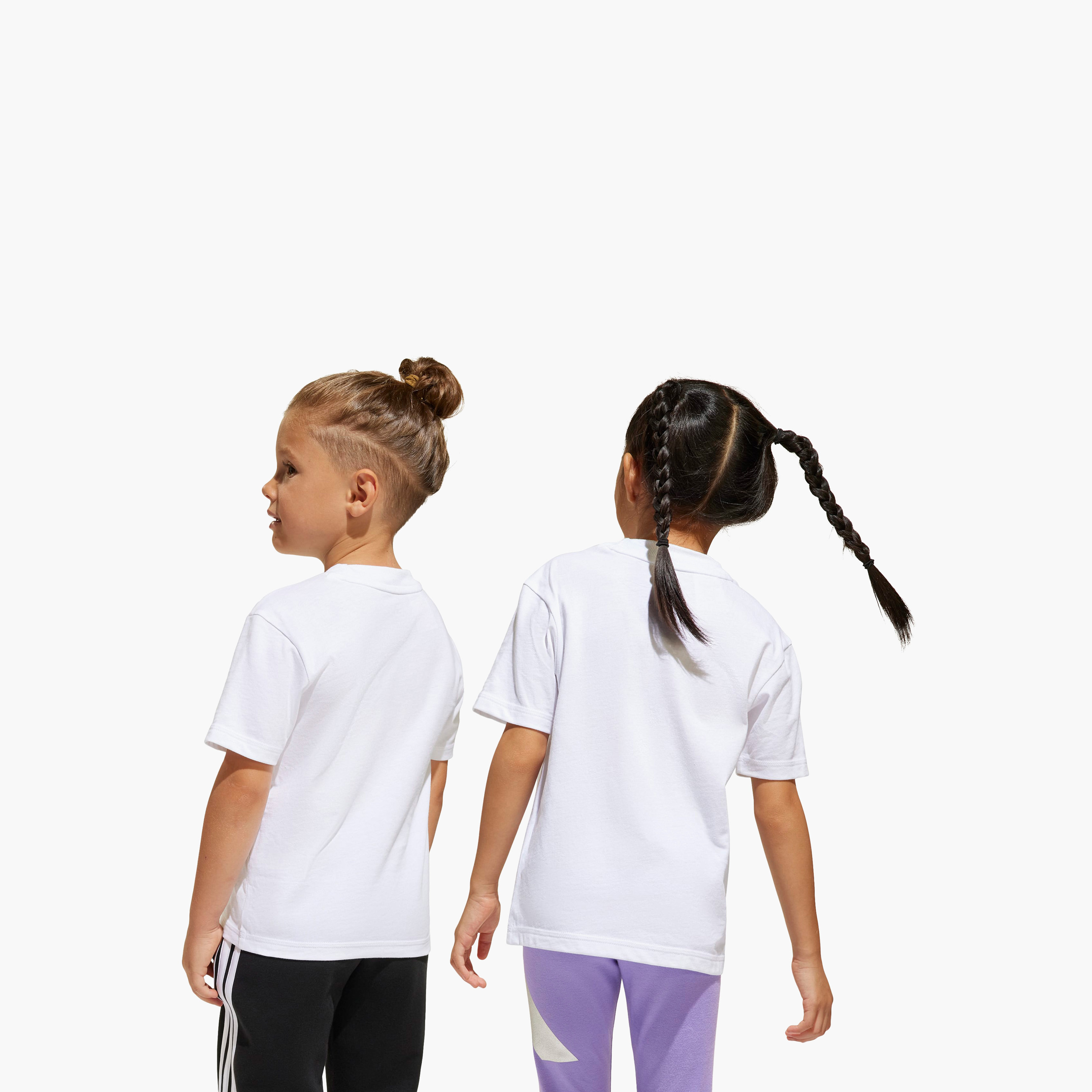 adidas Crew Neck Short Sleeve T-shirt with Logo Print-boys-clothing-sportswear-tops-image-7