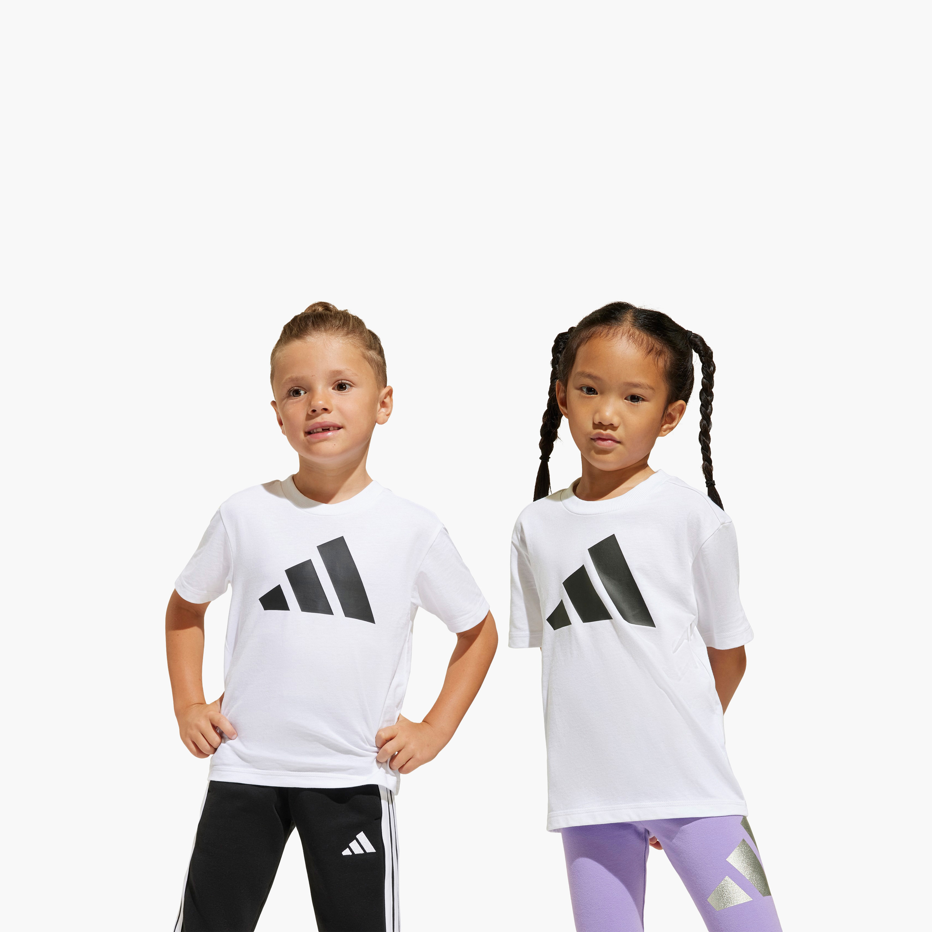 adidas Crew Neck Short Sleeve T-shirt with Logo Print-boys-clothing-sportswear-tops-image-8