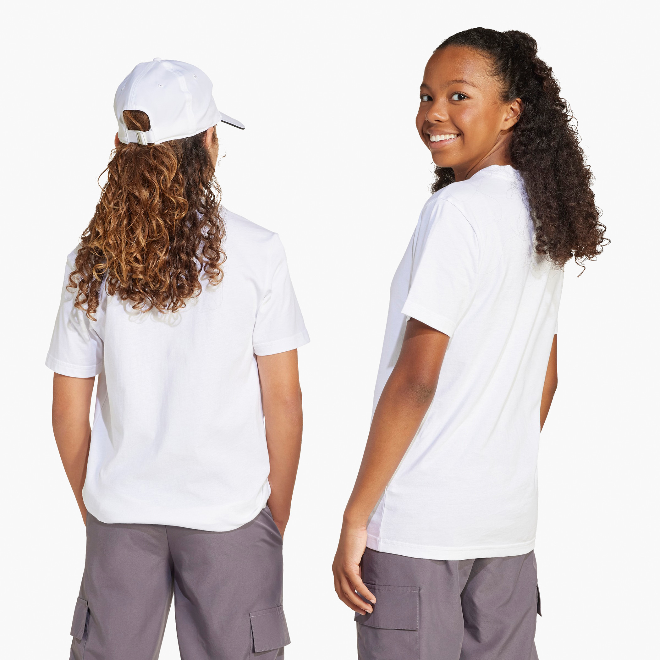 adidas Logo Print T-shirt with Short Sleeves-boys-clothing-sportswear-tops-image-7