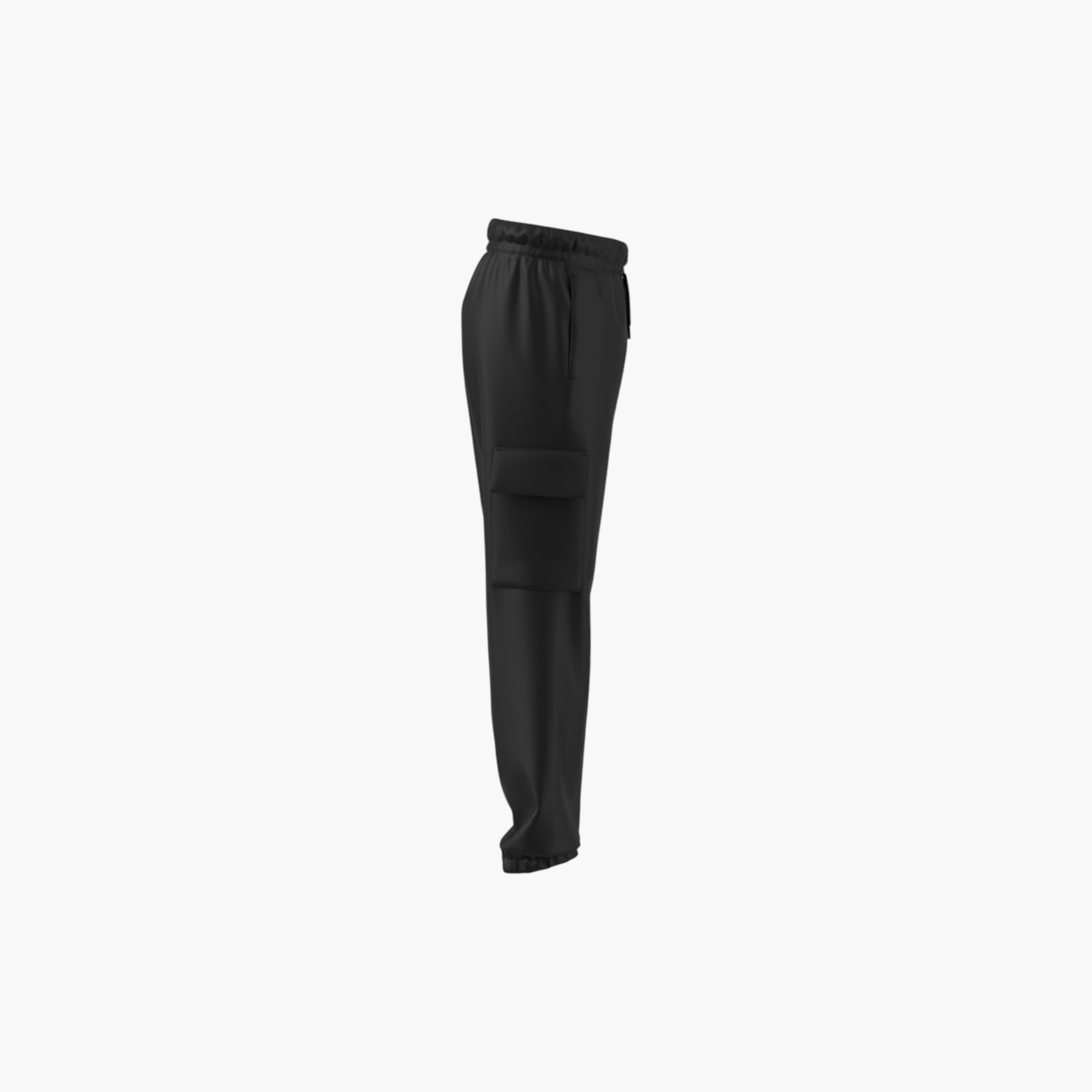 adidas Solid Cargo Pants with Elasticated Waistband and Pockets-boys-clothing-sportswear-bottoms-image-4