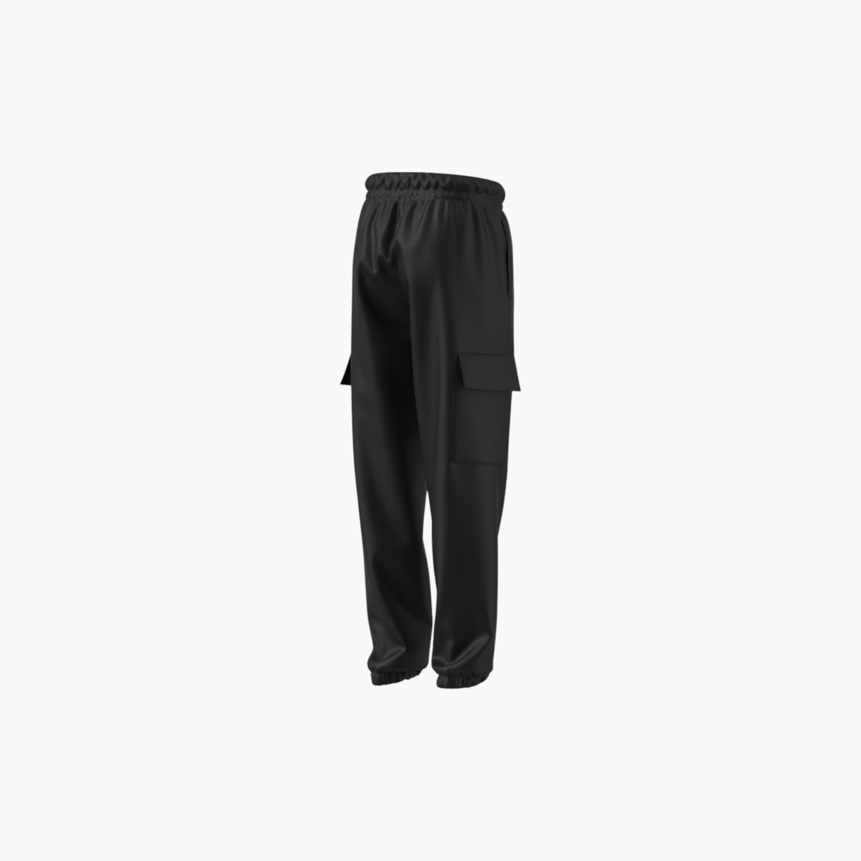 adidas Solid Cargo Pants with Elasticated Waistband and Pockets-boys-clothing-sportswear-bottoms-image-5