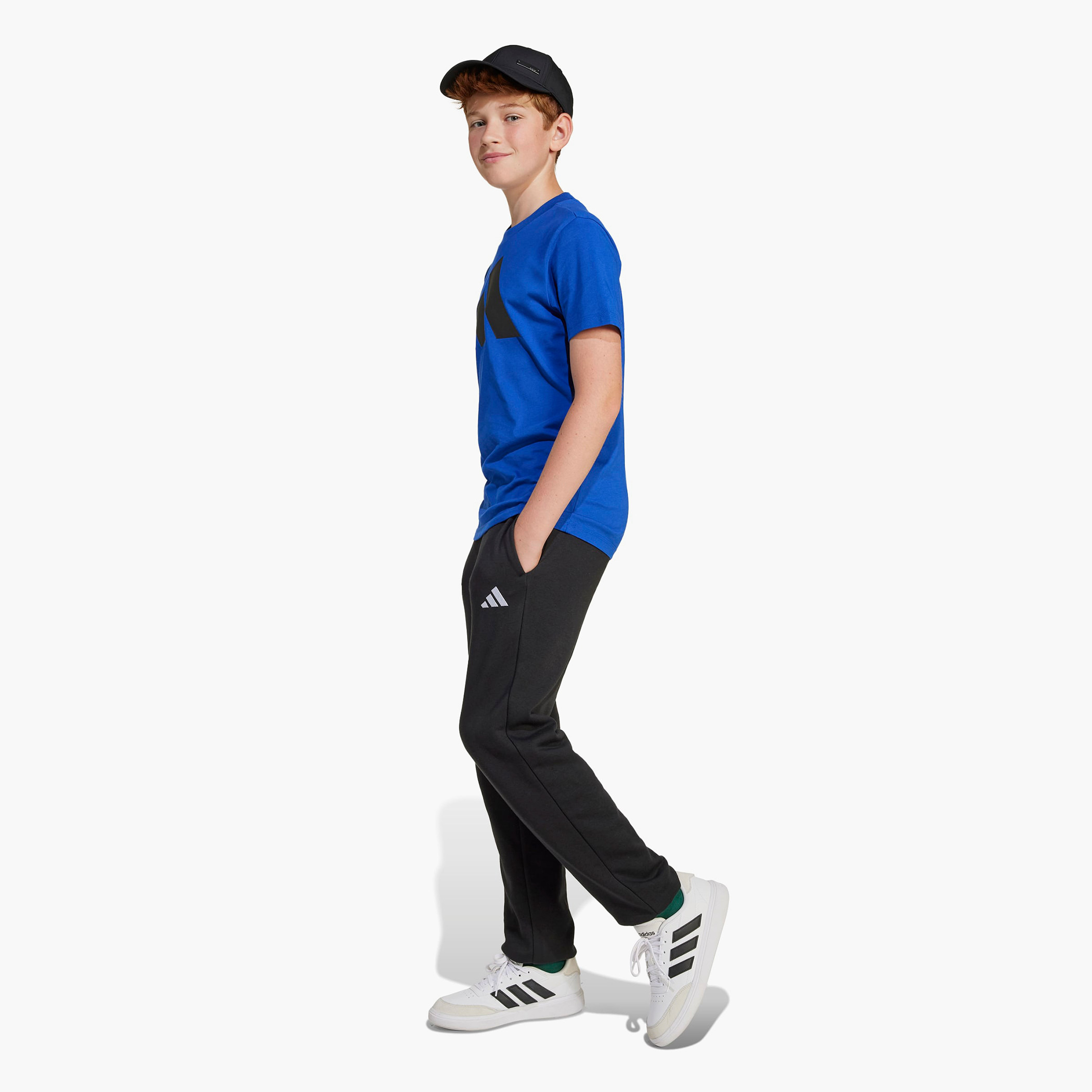 بنطلون برباط على الخصر وجيوب من أديداس-boys-clothing-bottoms-joggersandtrackpants-image-4