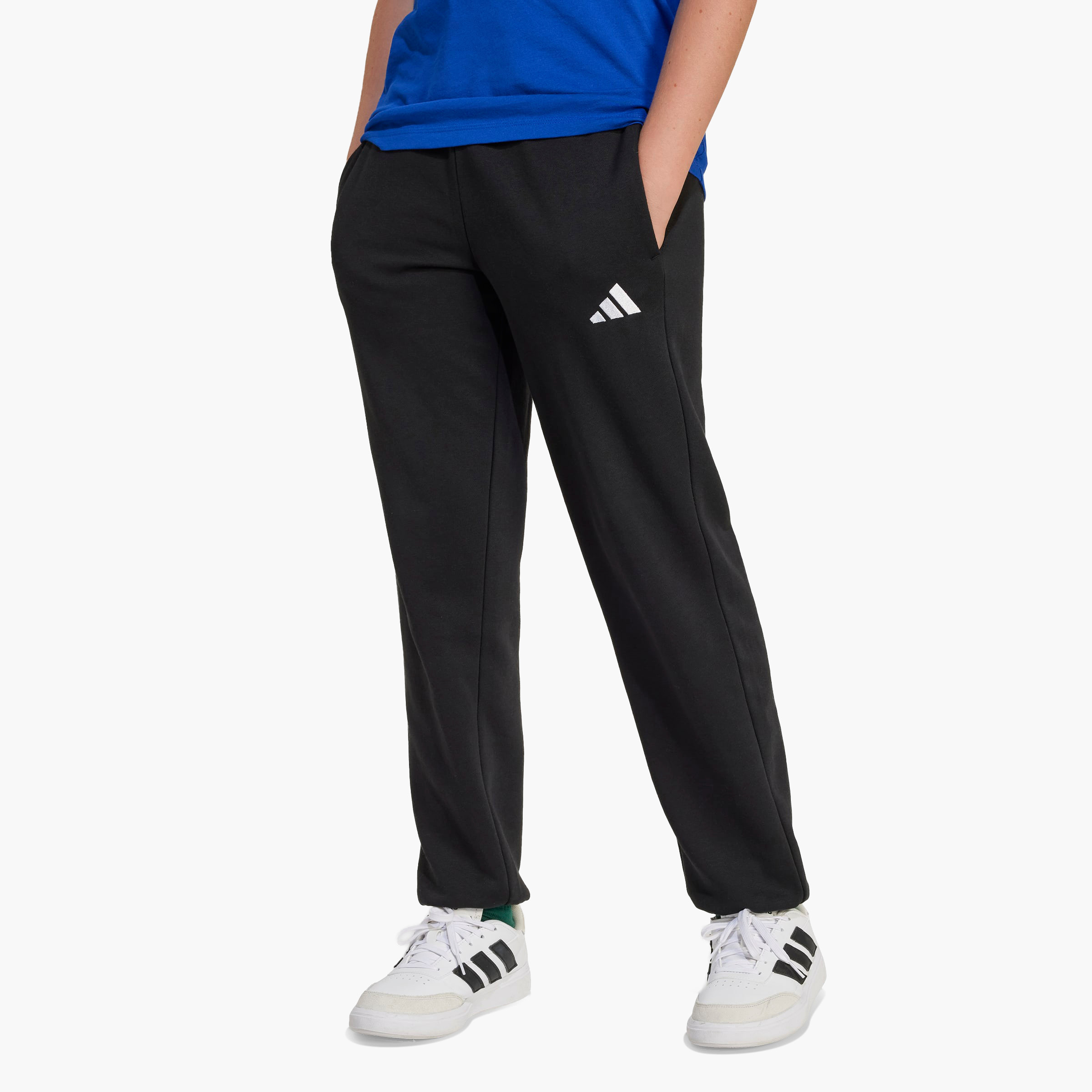 adidas Drawstring Waist Joggers with Pockets-boys-clothing-bottoms-joggersandtrackpants-image-1