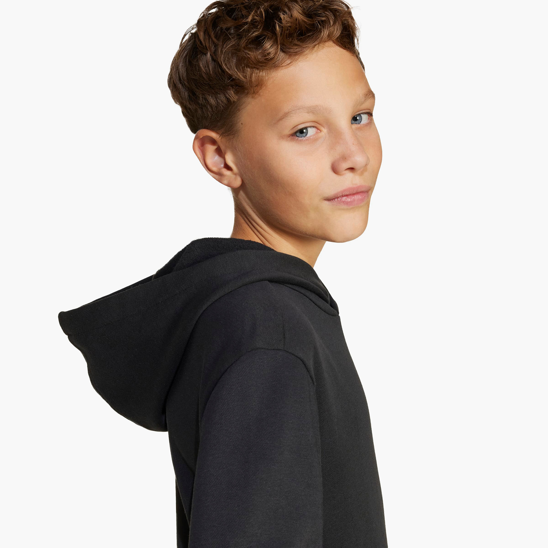 سويت شيرت بقبعة وطبعات شعار من أديداس-boys-clothing-winterwear-sweatshirts-image-6