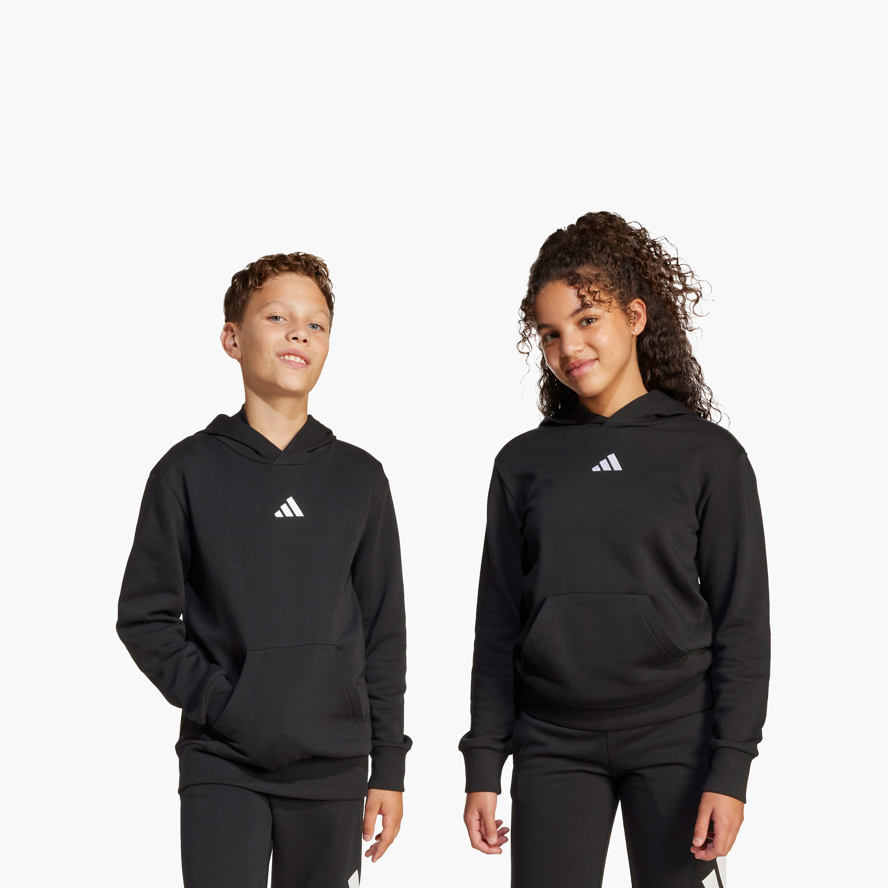 adidas Boys Hooded Sweatshirt with Kangaroo Pocket - Long Sleeves-sports-boys-clothing-tops-image-7